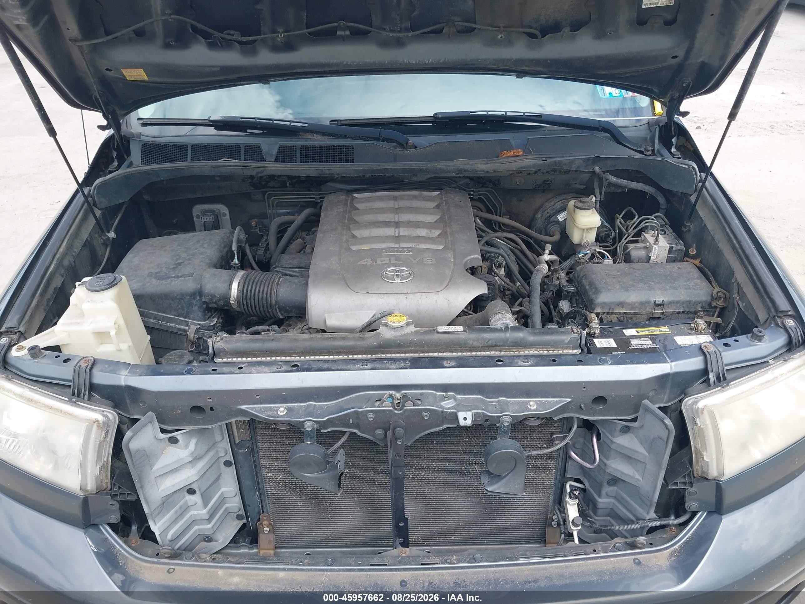 2010 Toyota Tundra Grade 4.6l V8 Синий vin: 5TFUM5F13AX003616