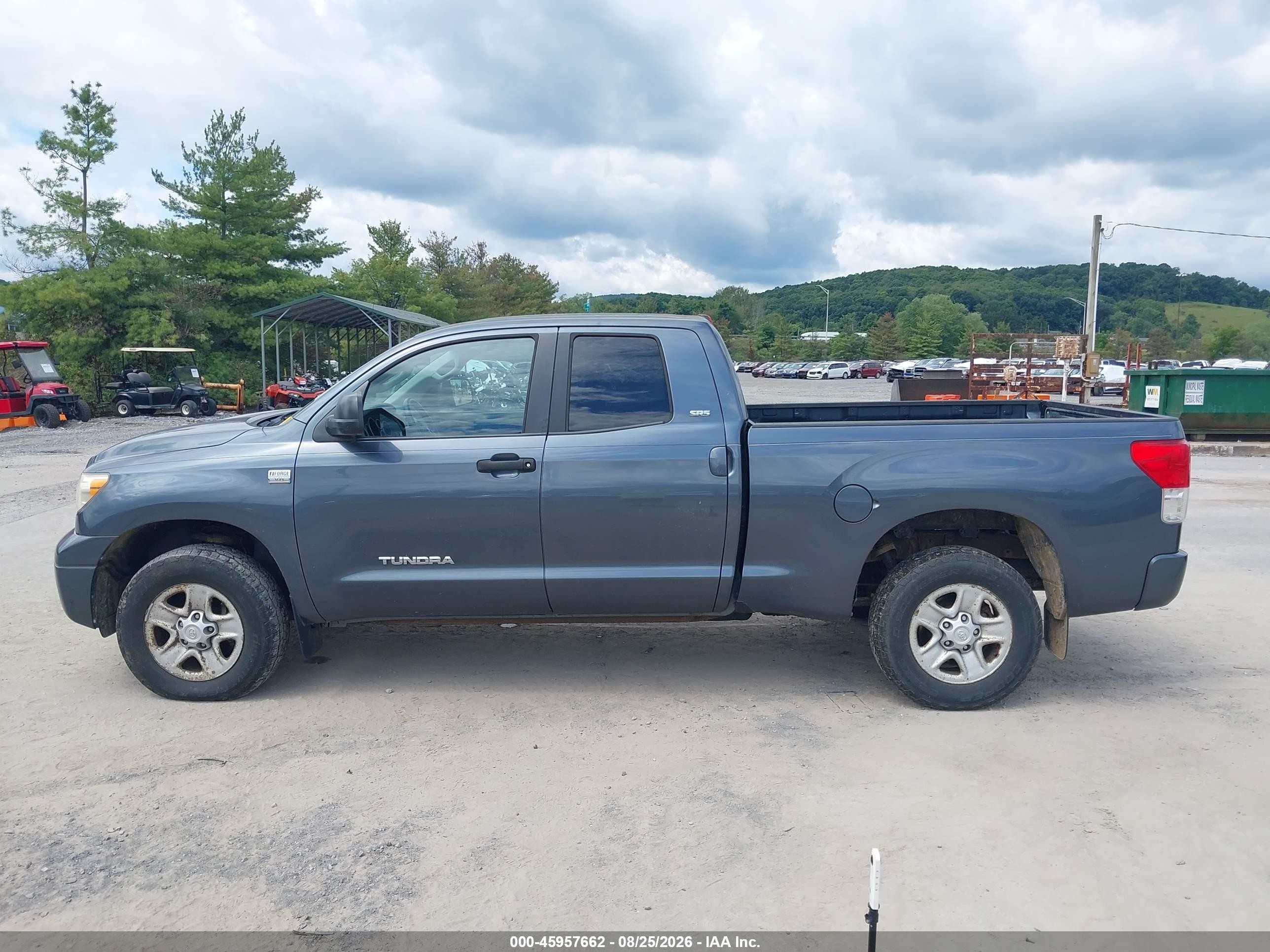 2010 Toyota Tundra Grade 4.6l V8 Синий vin: 5TFUM5F13AX003616
