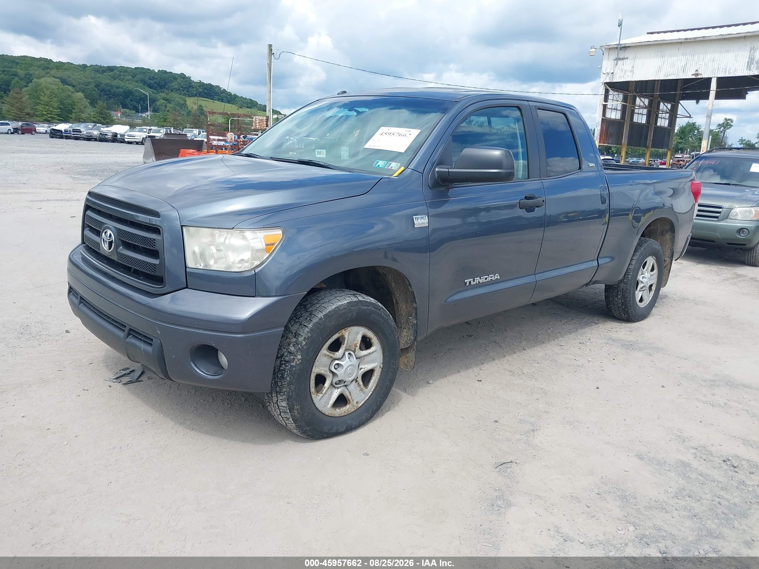 2010 Toyota Tundra Grade 4.6l V8 Синий vin: 5TFUM5F13AX003616