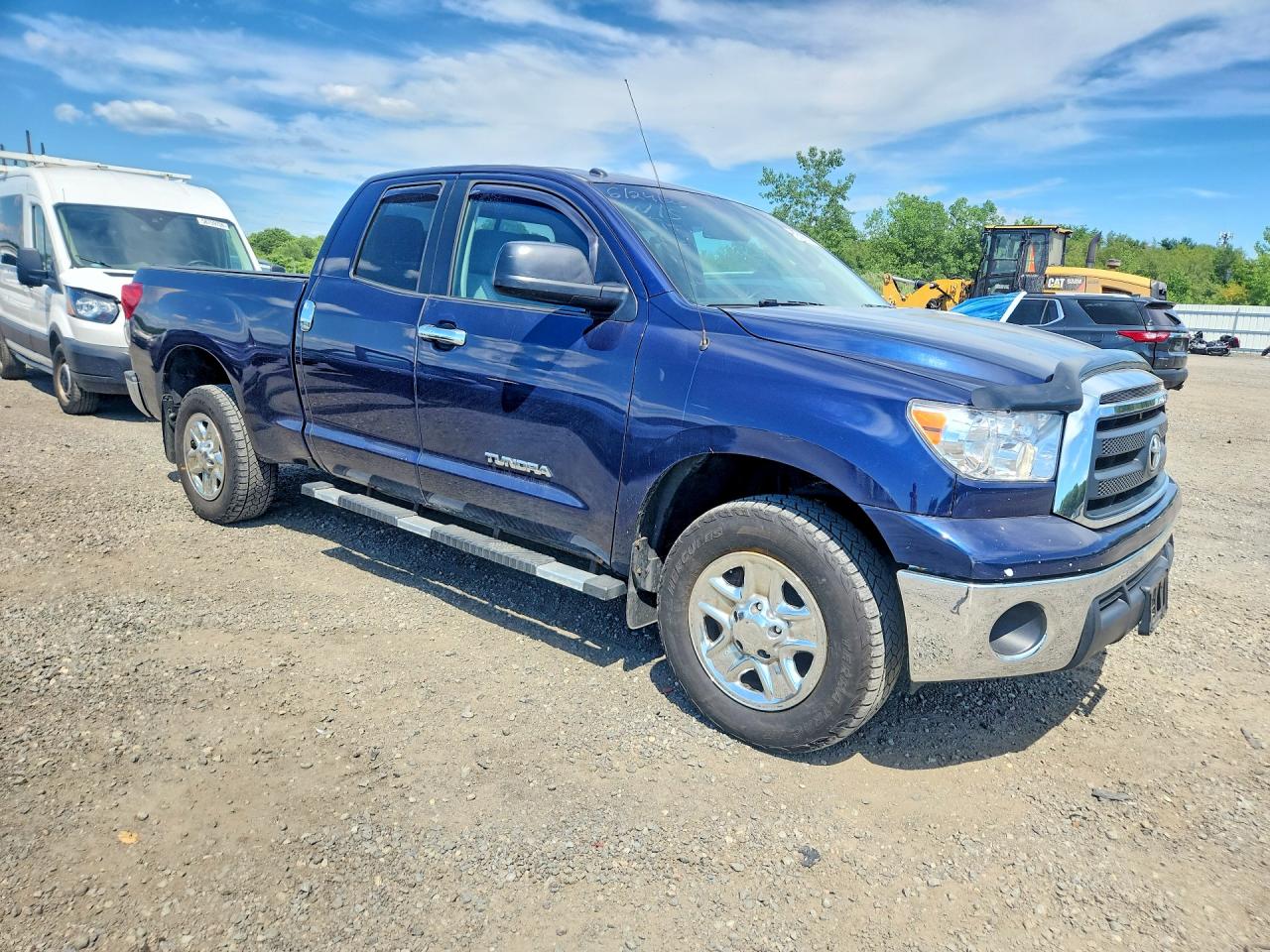 2011 Toyota Tundra Double Cab Sr5 Blue vin: 5TFUM5F13BX019980