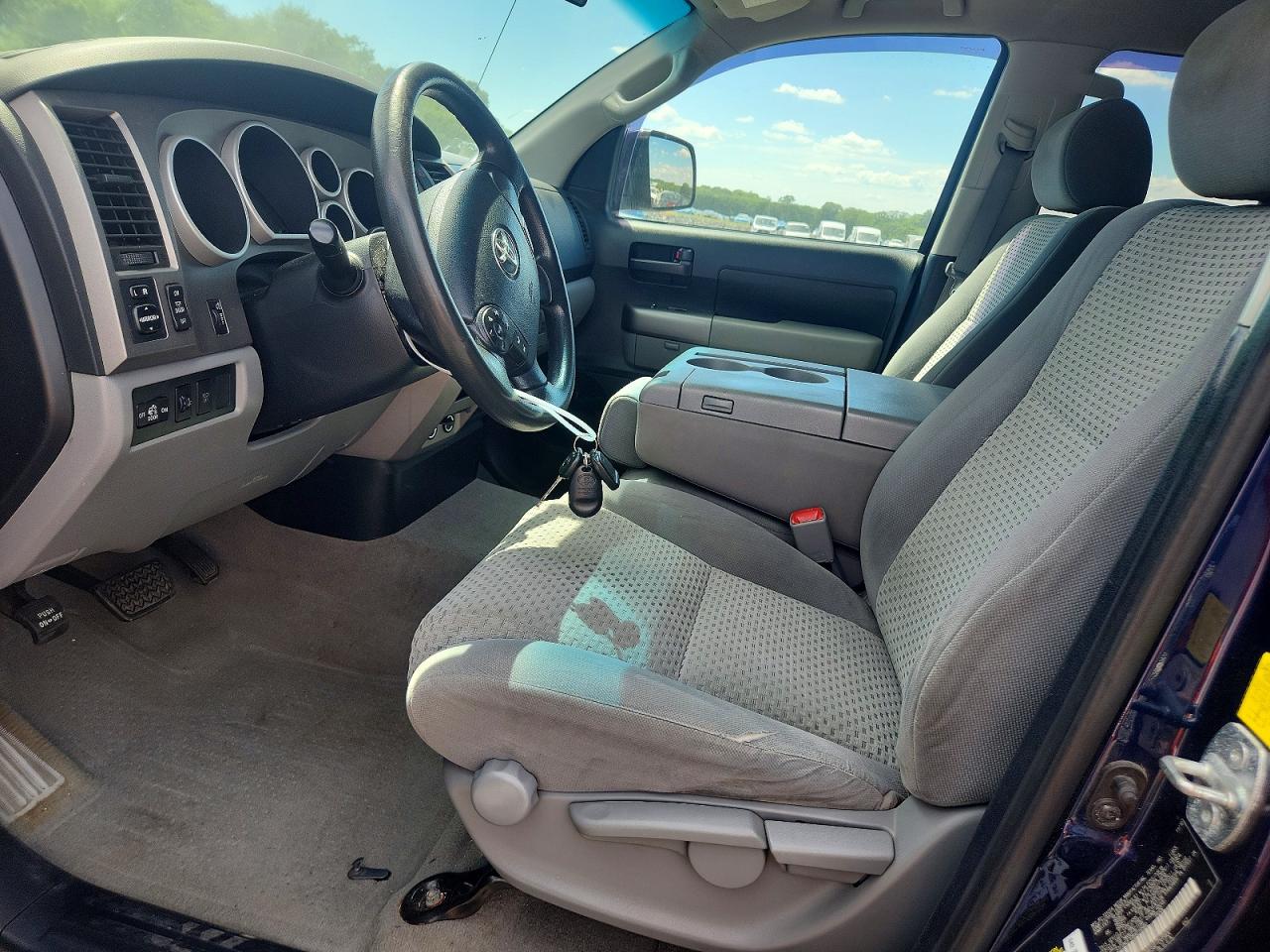 2011 Toyota Tundra Double Cab Sr5 Blue vin: 5TFUM5F13BX019980