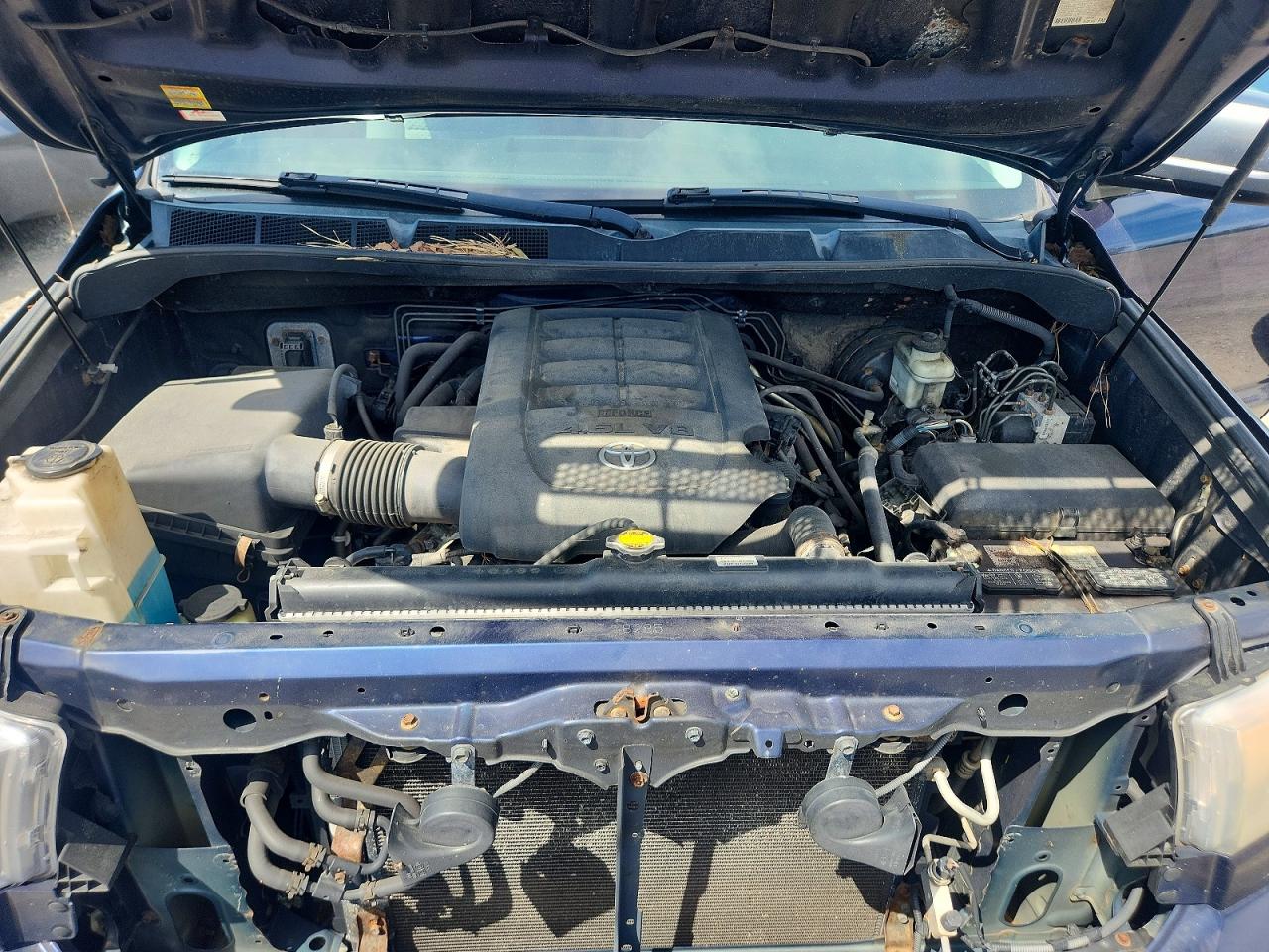 2011 Toyota Tundra Double Cab Sr5 Blue vin: 5TFUM5F13BX019980
