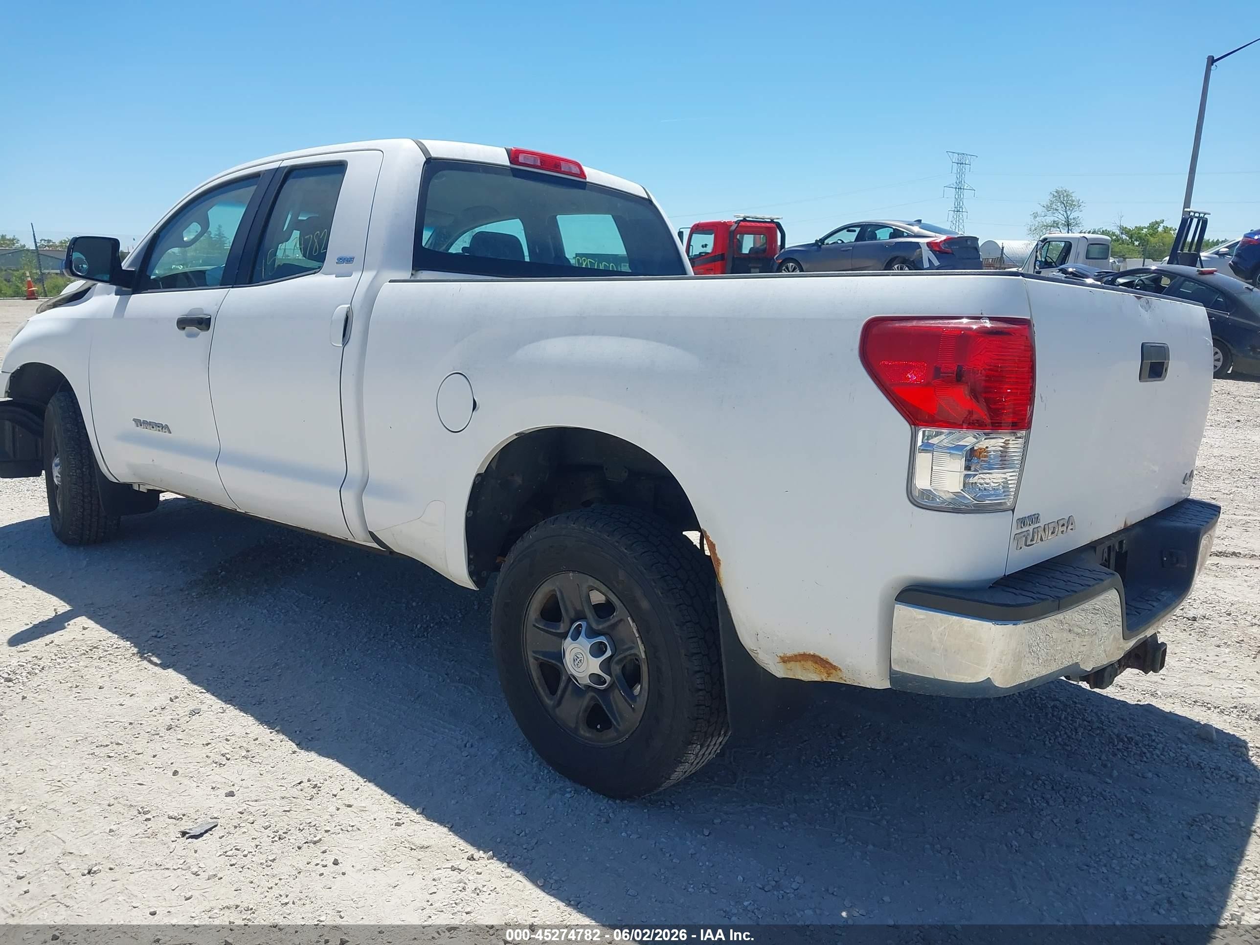 2011 Toyota Tundra Grade 4.6l V8 Белый vin: 5TFUM5F13BX021891