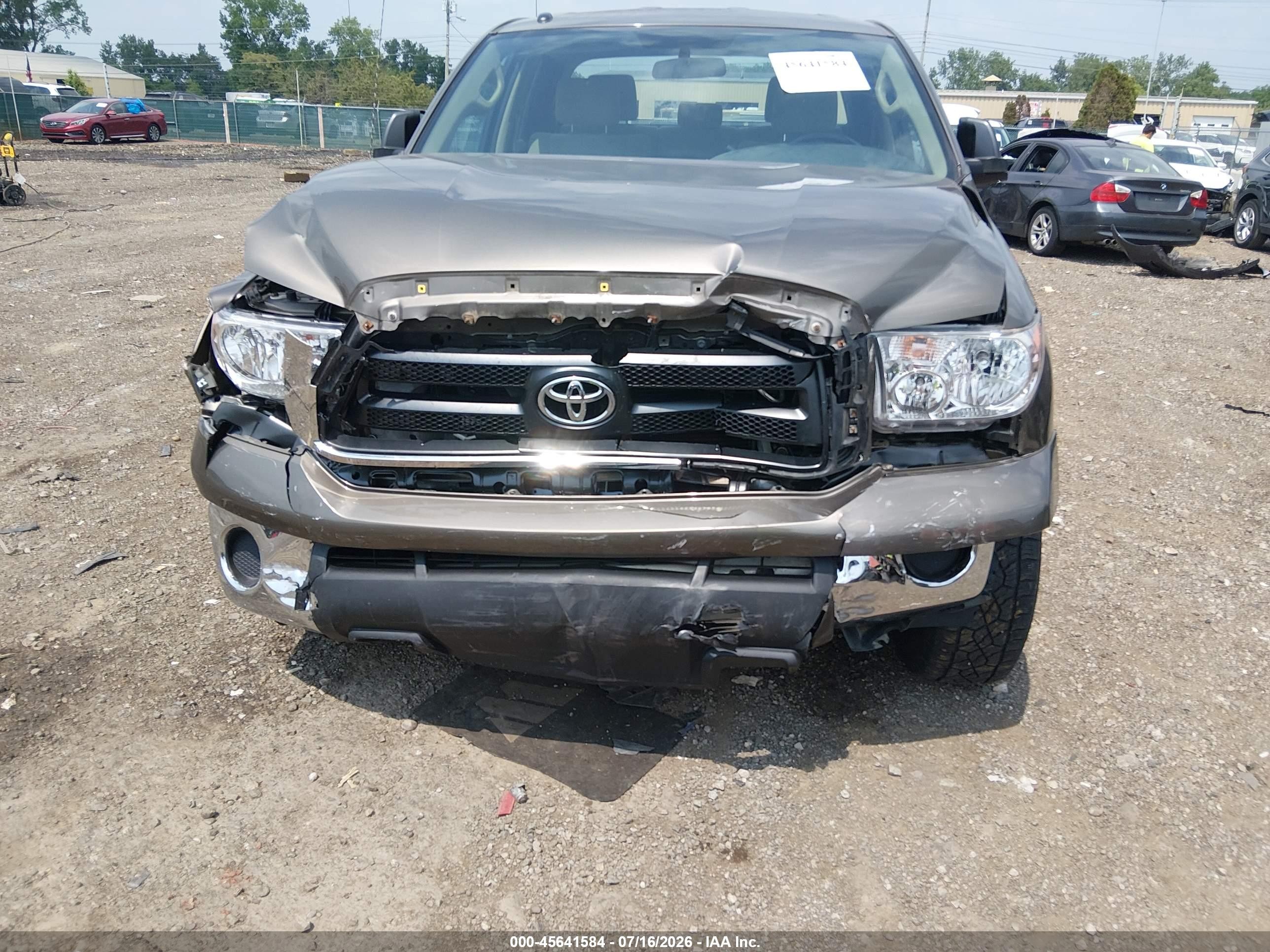 2012 Toyota Tundra Grade 4.6l V8 Brown vin: 5TFUM5F13CX032519