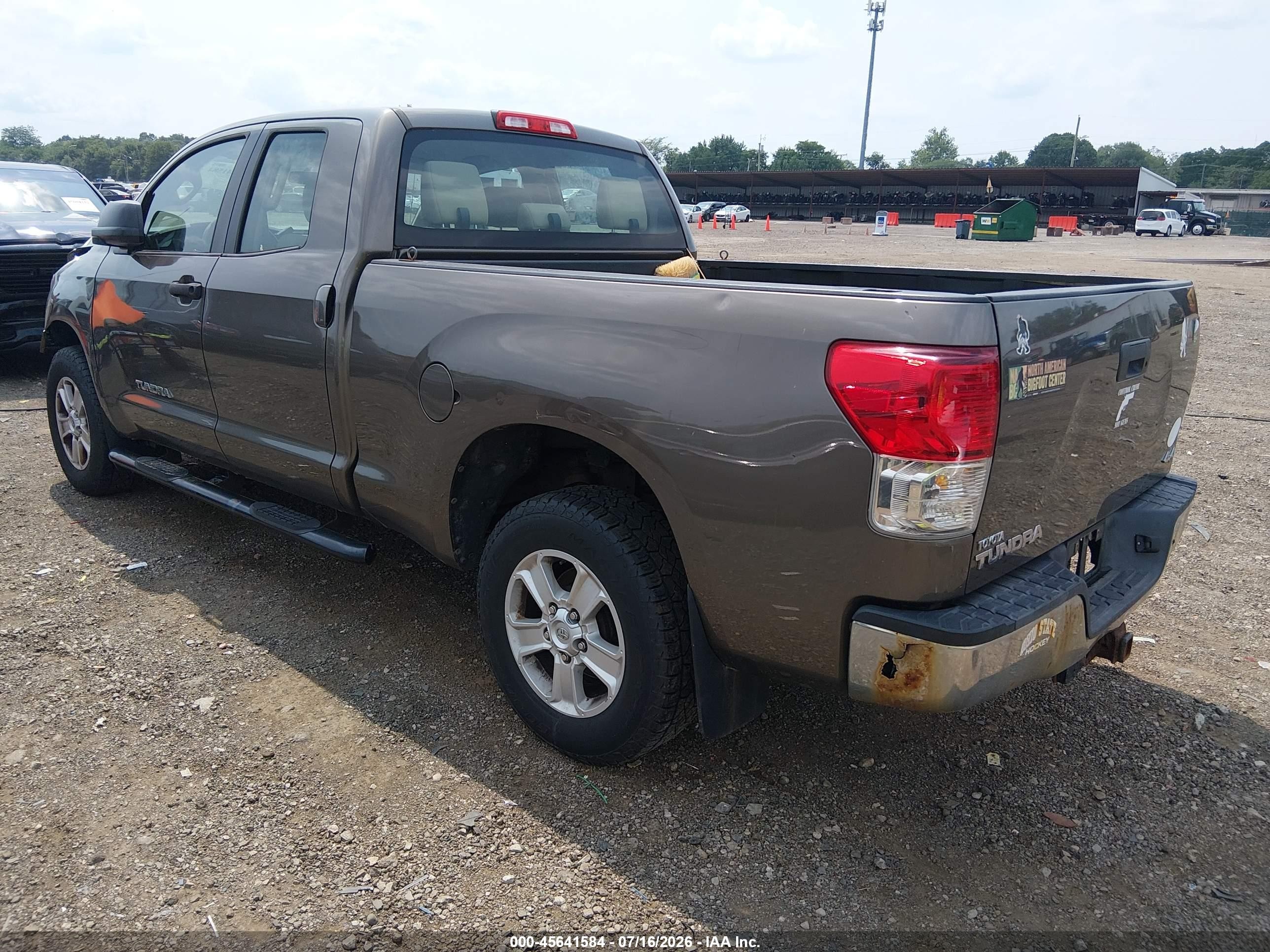 2012 Toyota Tundra Grade 4.6l V8 Brown vin: 5TFUM5F13CX032519