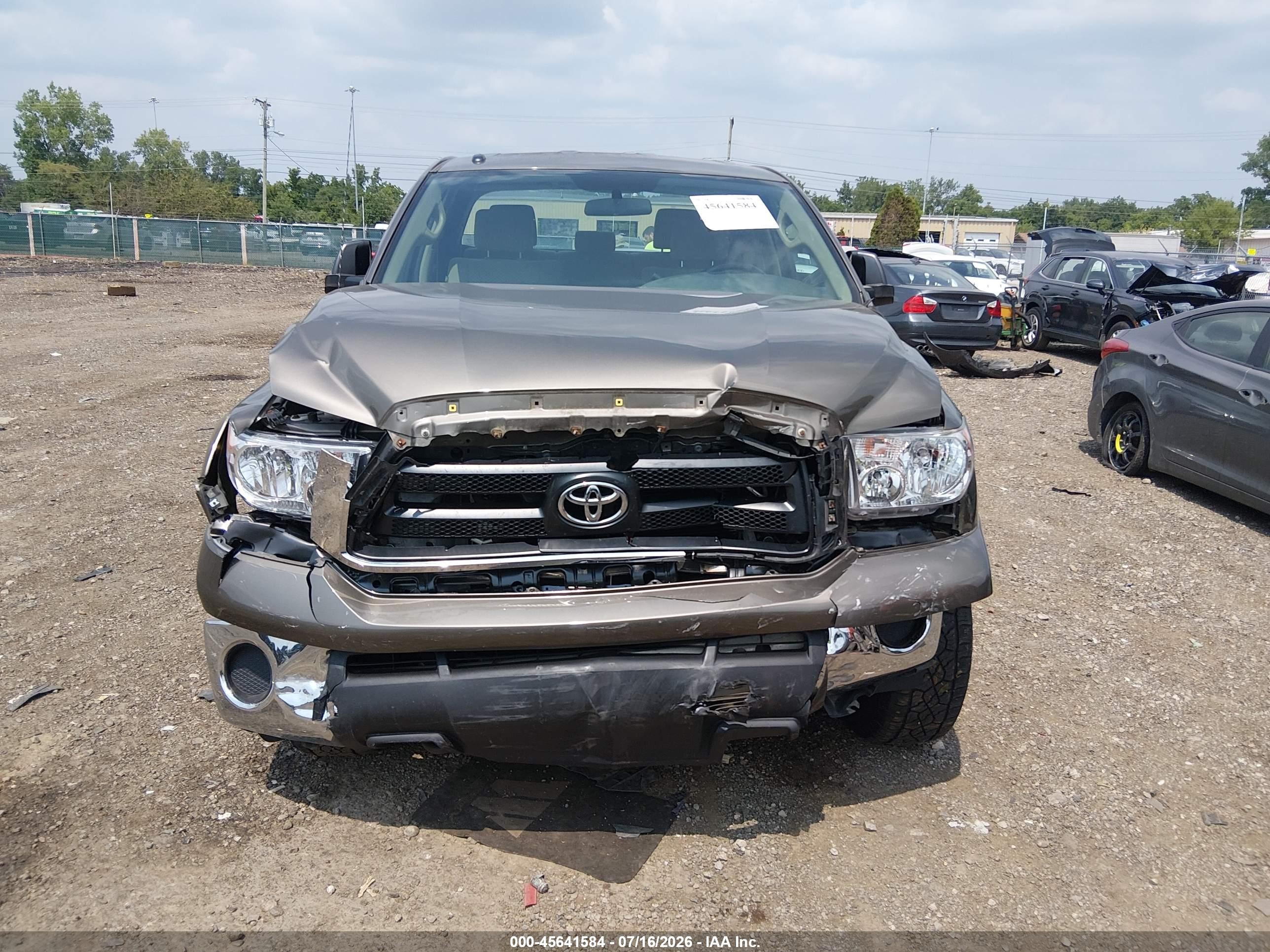 2012 Toyota Tundra Grade 4.6l V8 Brown vin: 5TFUM5F13CX032519
