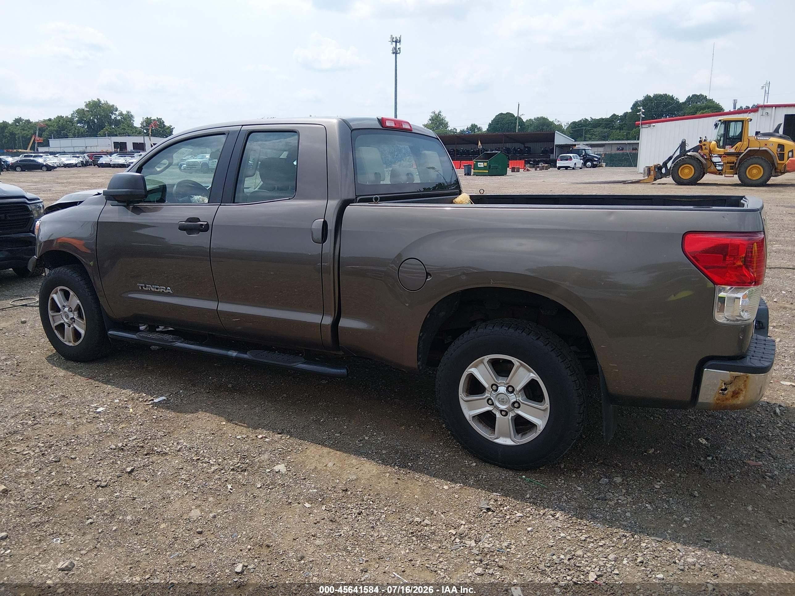 2012 Toyota Tundra Grade 4.6l V8 Brown vin: 5TFUM5F13CX032519