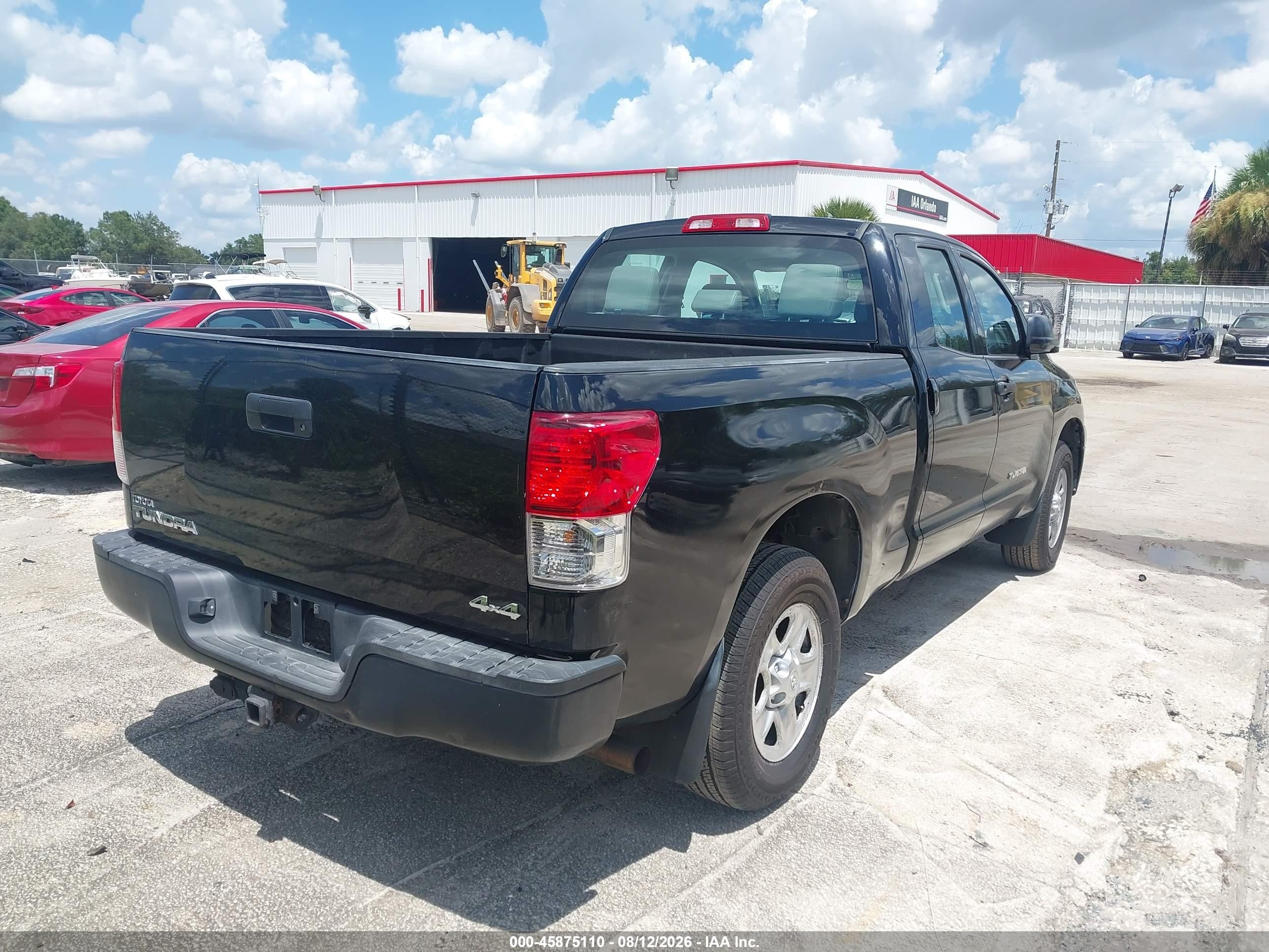 2012 Toyota Tundra Grade 4.6l V8 Black vin: 5TFUM5F13CX037087