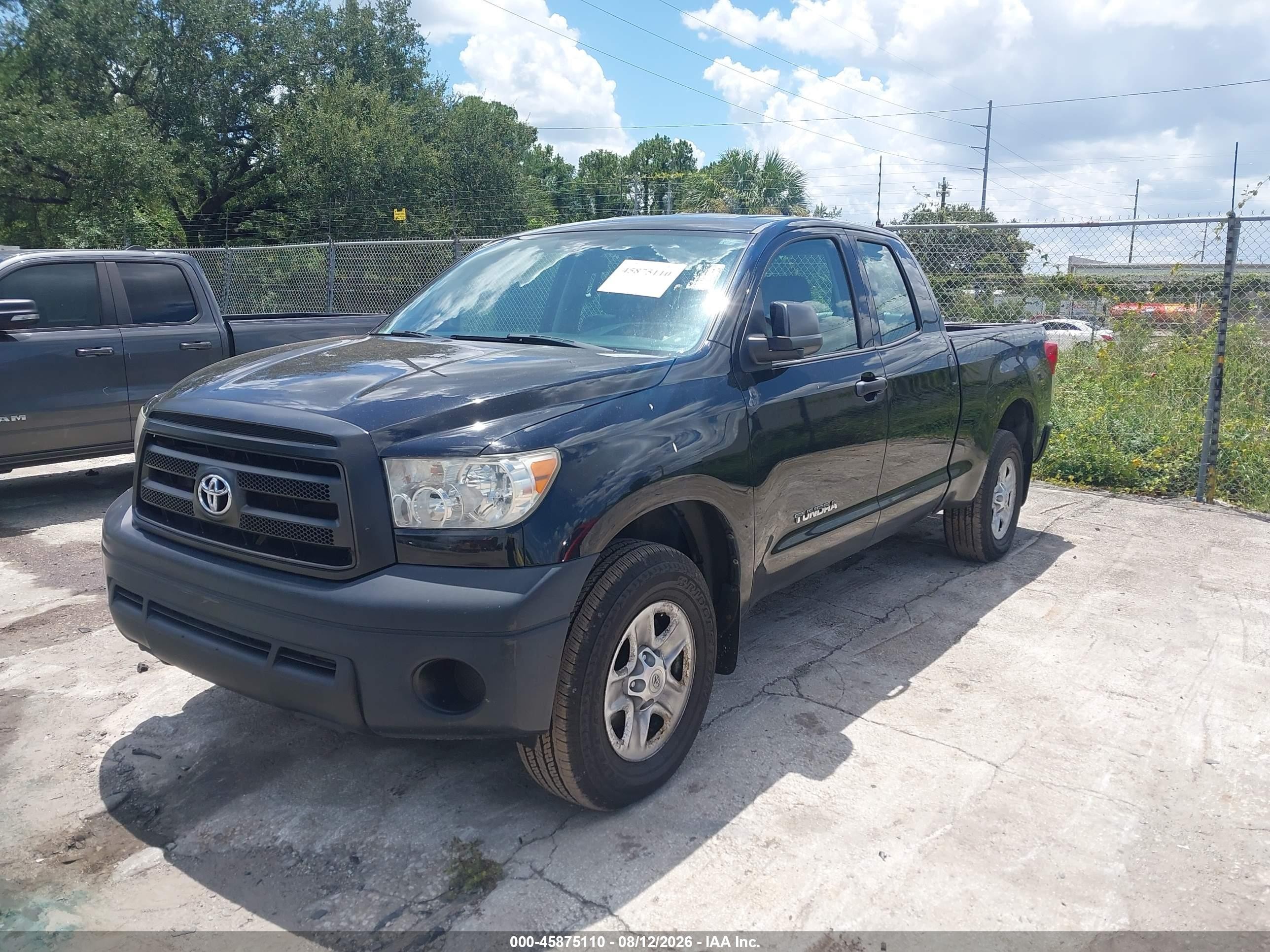 2012 Toyota Tundra Grade 4.6l V8 Black vin: 5TFUM5F13CX037087