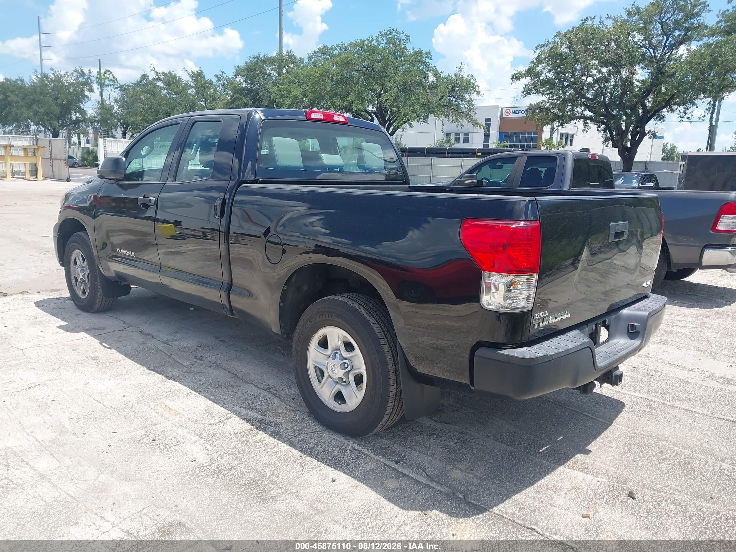 2012 Toyota Tundra Grade 4.6l V8 Black vin: 5TFUM5F13CX037087