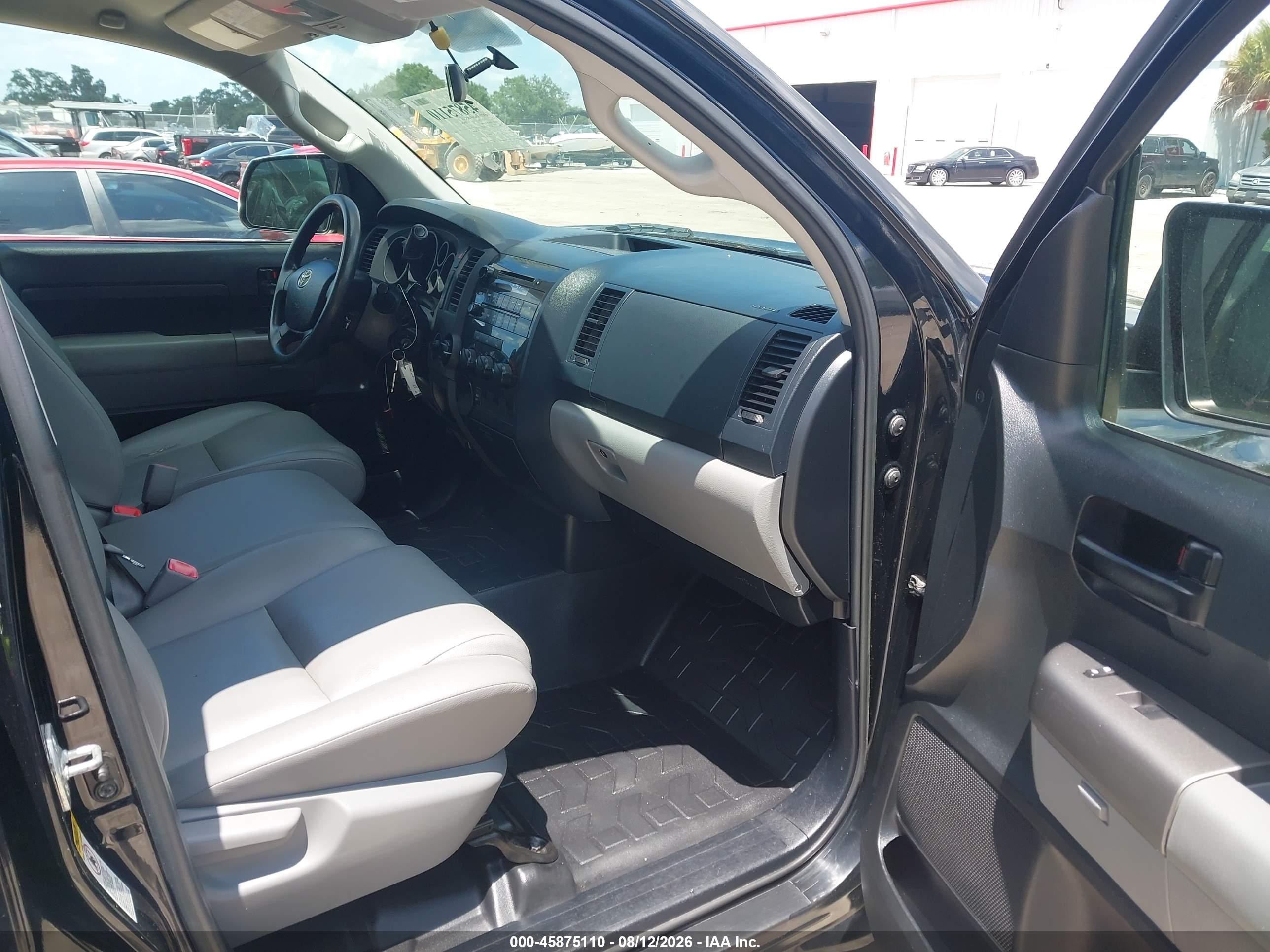 2012 Toyota Tundra Grade 4.6l V8 Black vin: 5TFUM5F13CX037087