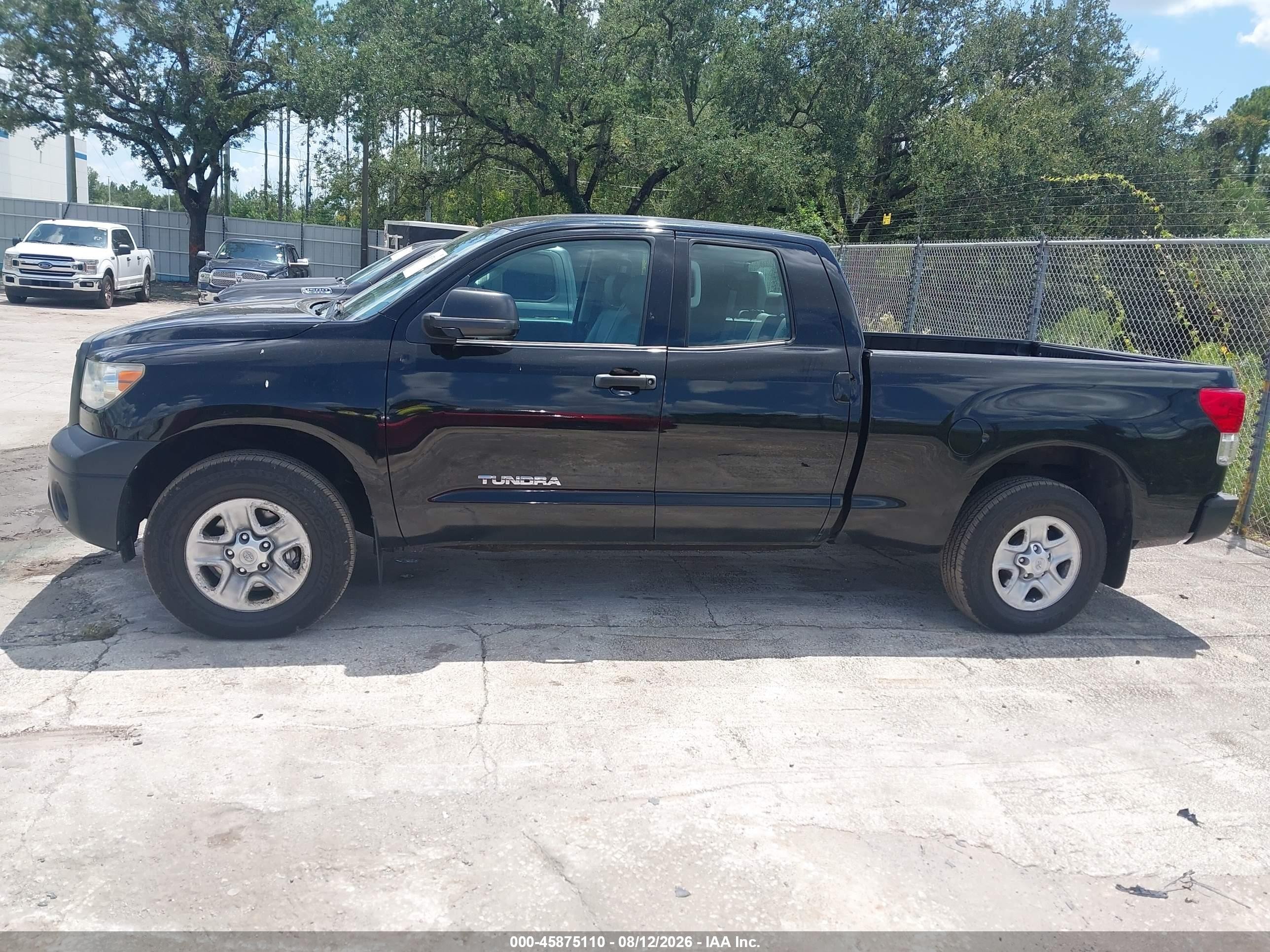 2012 Toyota Tundra Grade 4.6l V8 Black vin: 5TFUM5F13CX037087