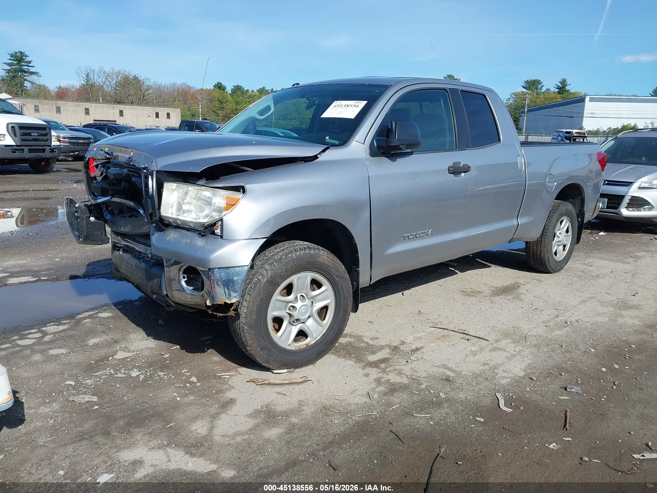 2010 Toyota Tundra Grade 4.6l V8 Silver vin: 5TFUM5F14AX011854