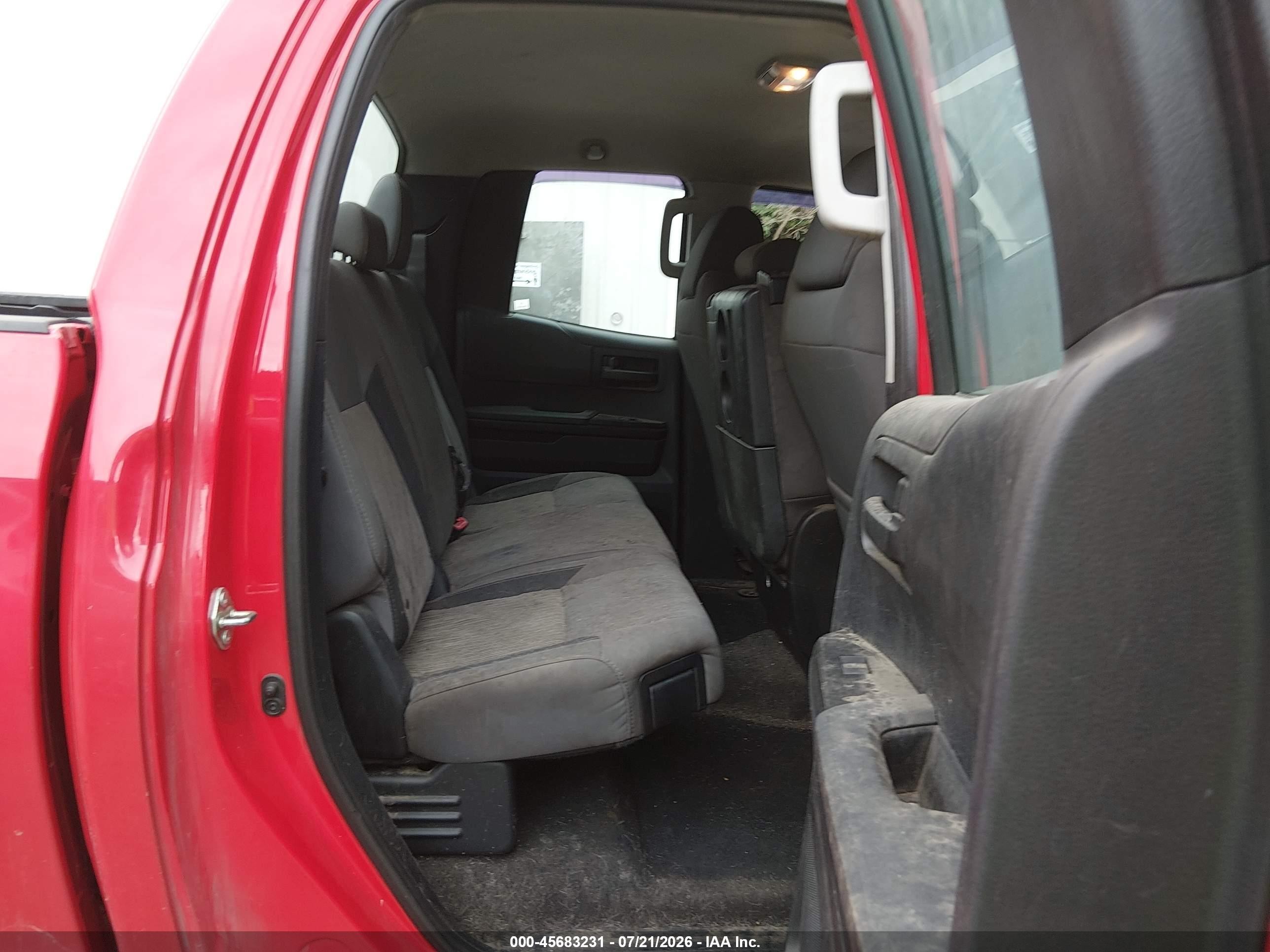 2014 Toyota Tundra Sr 4.6l V8 Красный vin: 5TFUM5F14EX055116