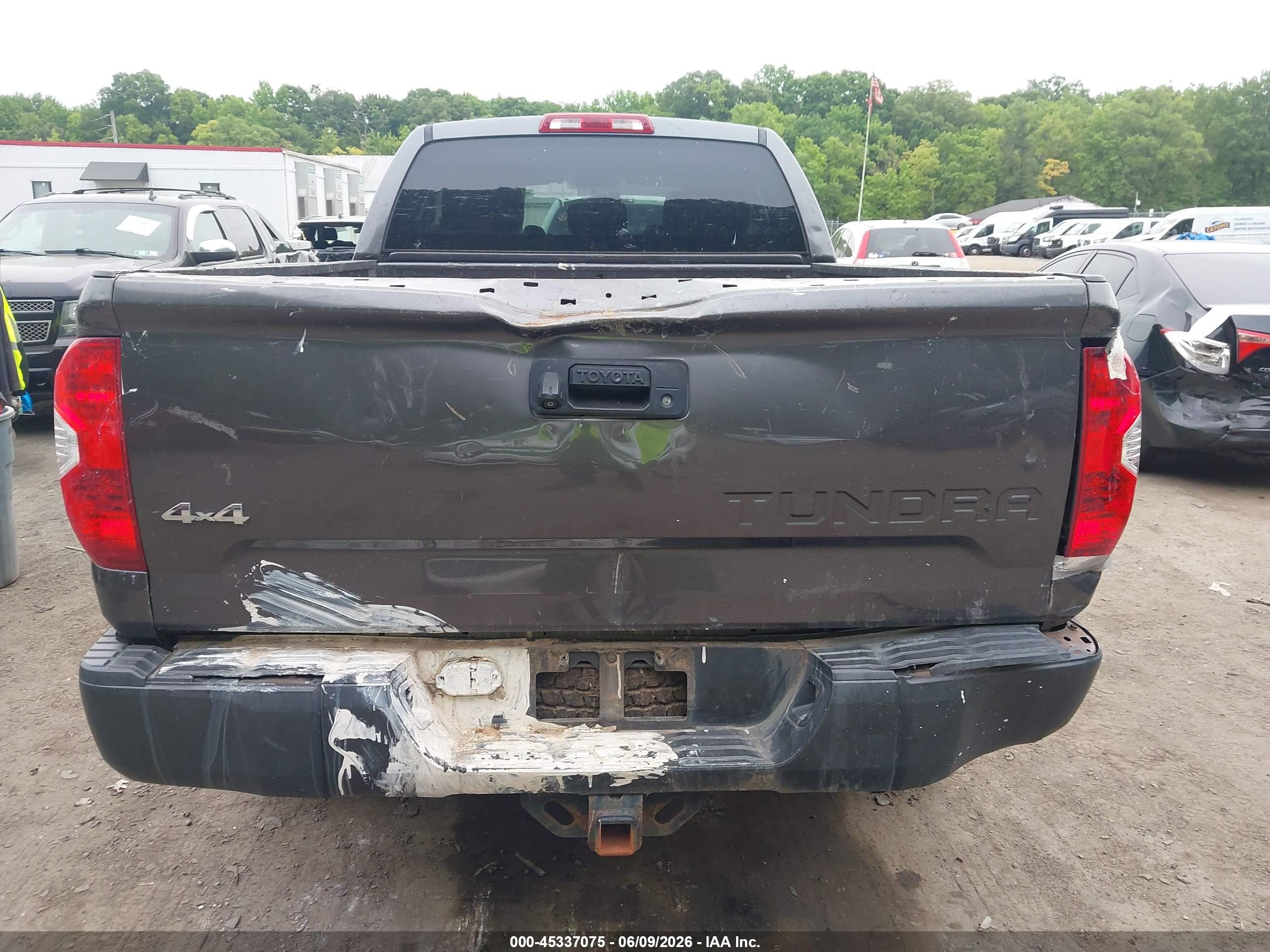 2015 Toyota Tundra Sr 4.6l V8 Gray vin: 5TFUM5F14FX061841