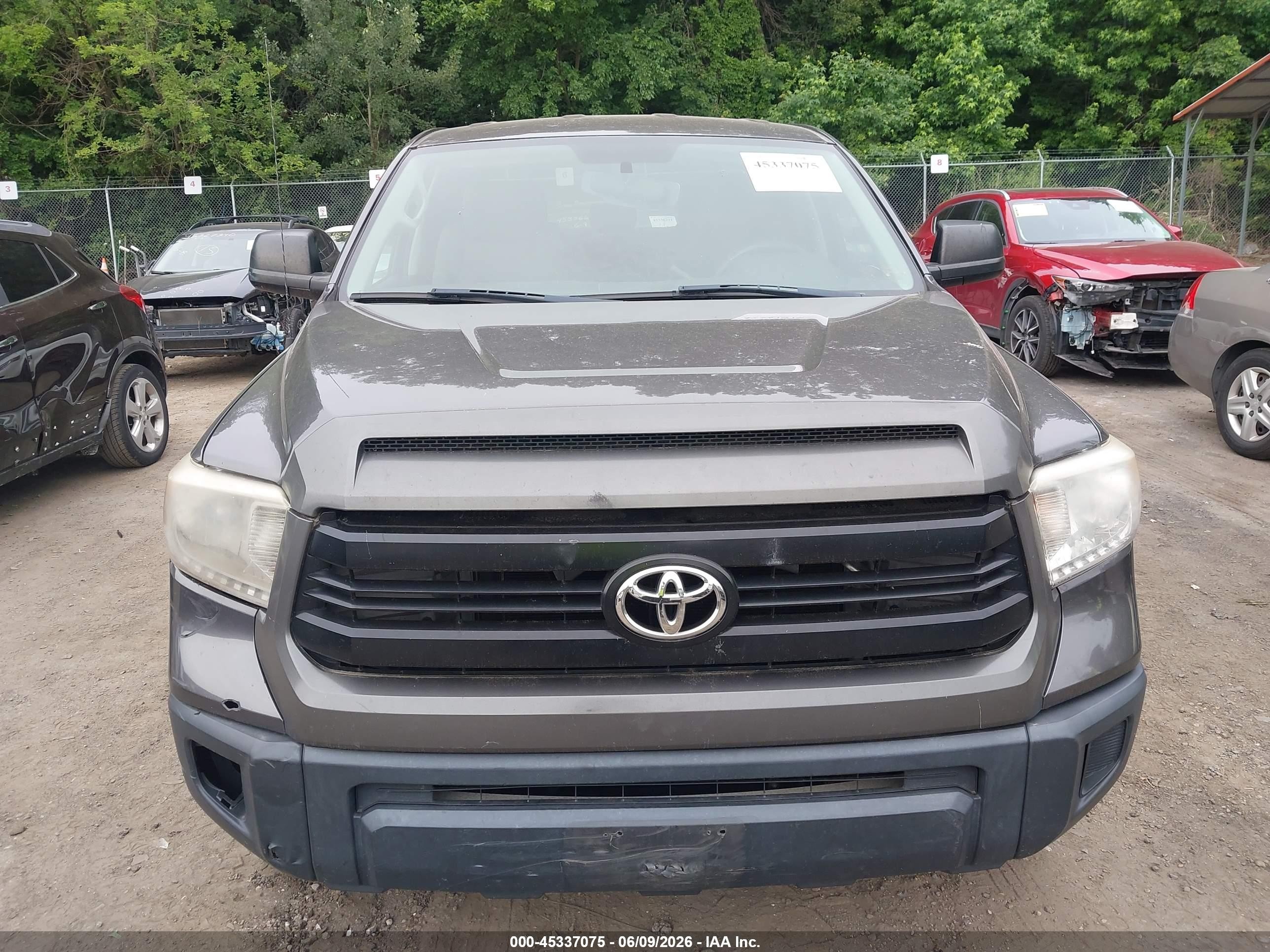 2015 Toyota Tundra Sr 4.6l V8 Gray vin: 5TFUM5F14FX061841