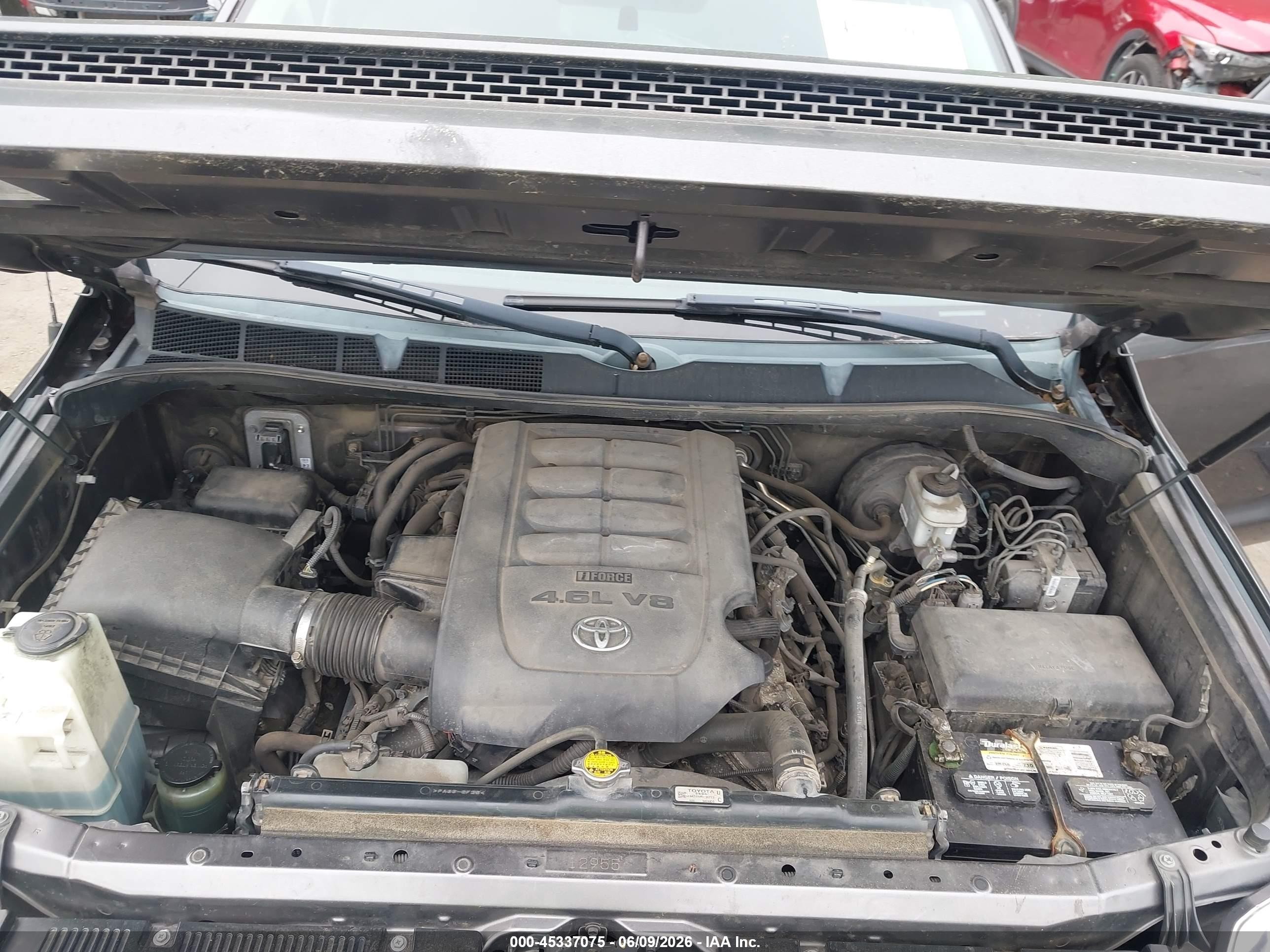 2015 Toyota Tundra Sr 4.6l V8 Gray vin: 5TFUM5F14FX061841