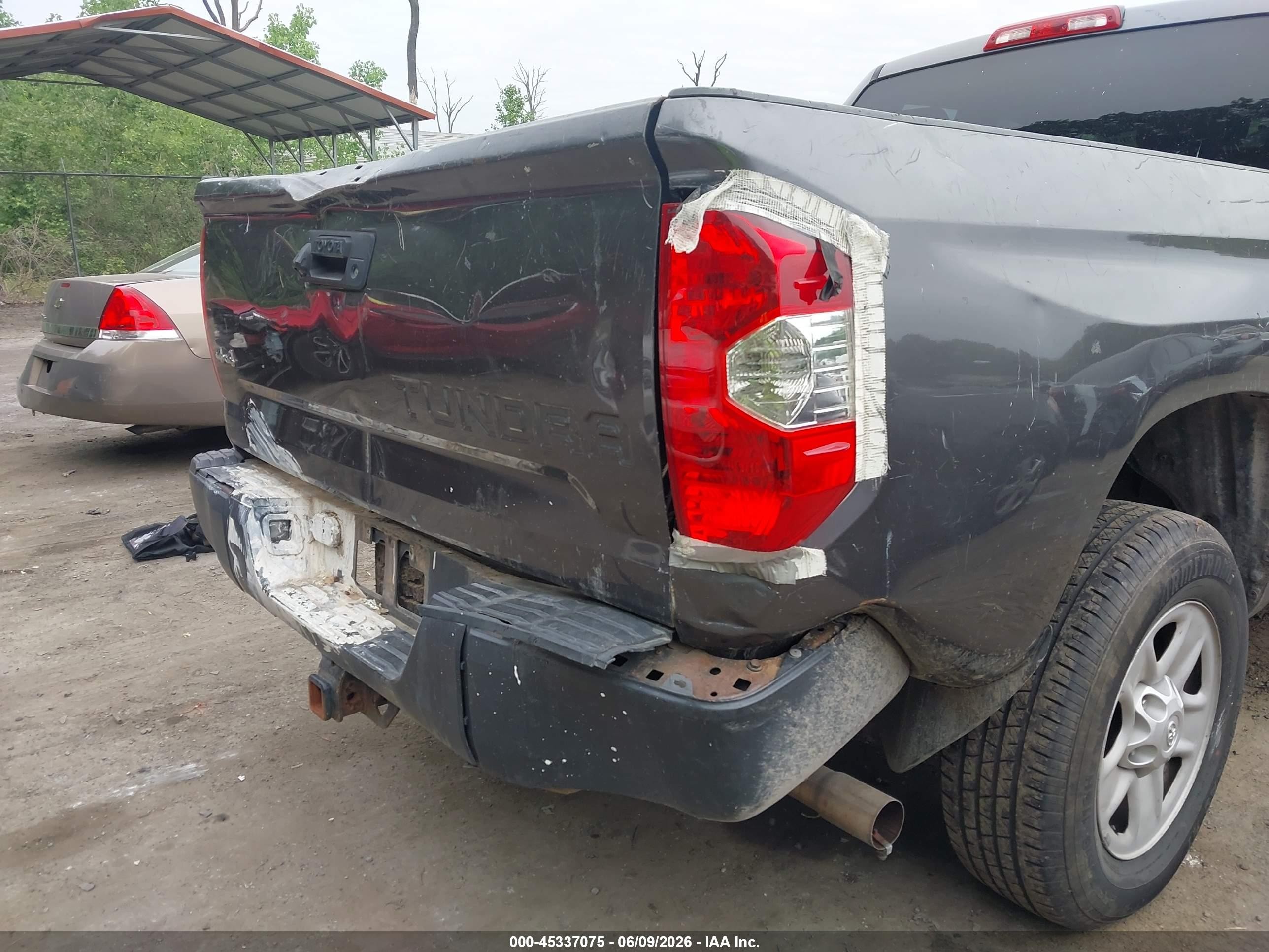 2015 Toyota Tundra Sr 4.6l V8 Gray vin: 5TFUM5F14FX061841