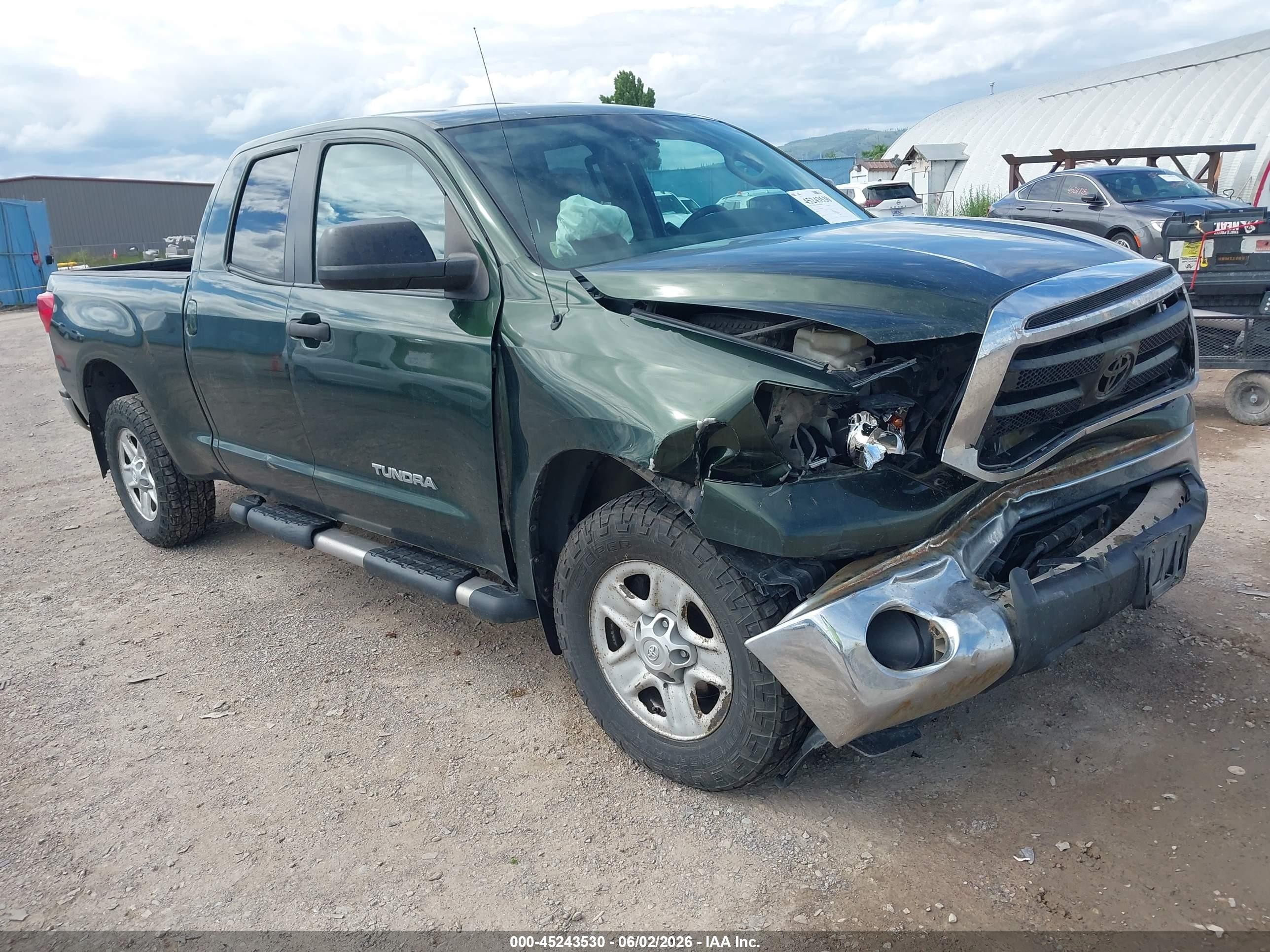 2011 Toyota Tundra Grade 4.6l V8 Green vin: 5TFUM5F15BX026428