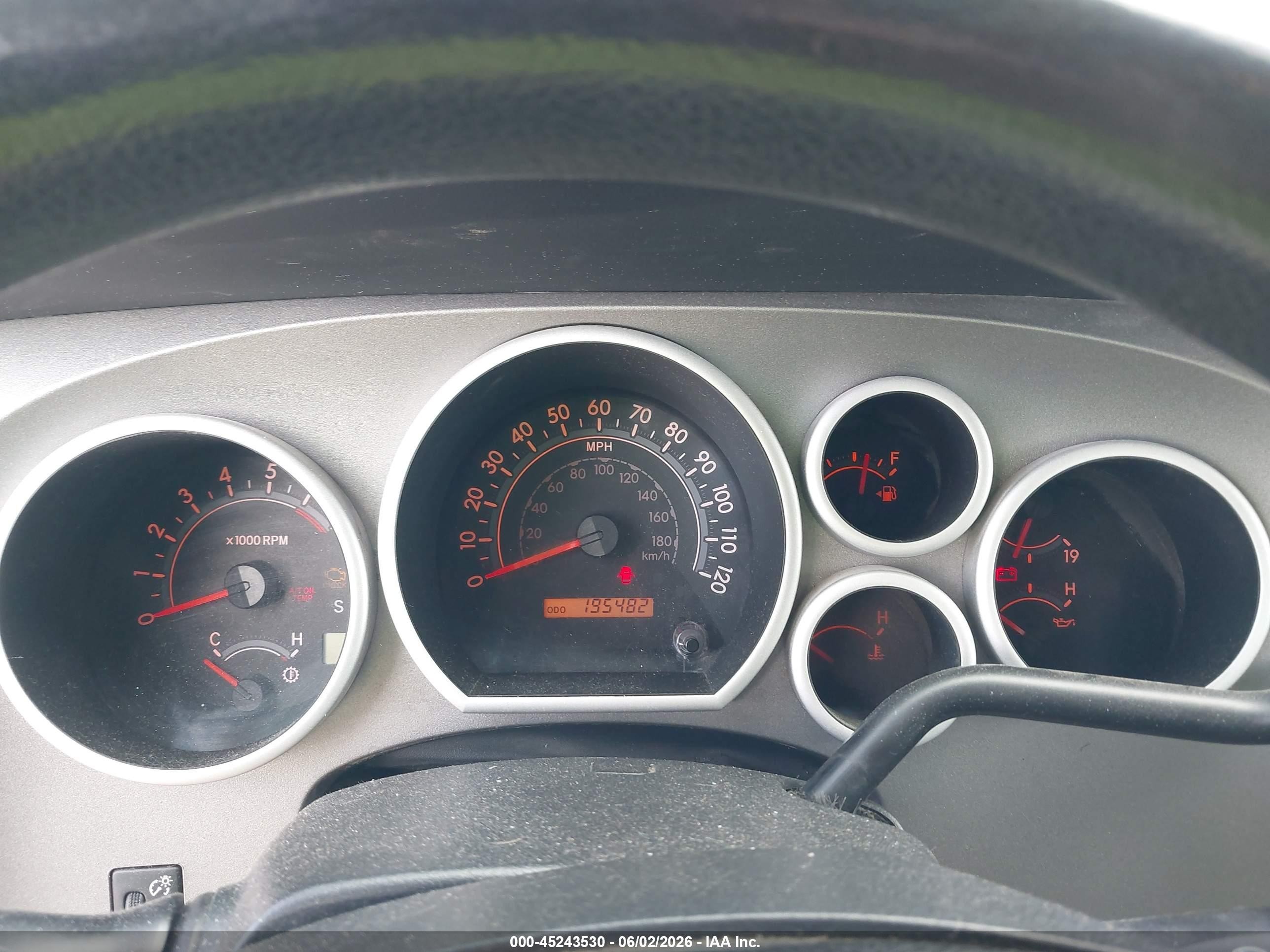 2011 Toyota Tundra Grade 4.6l V8 Green vin: 5TFUM5F15BX026428