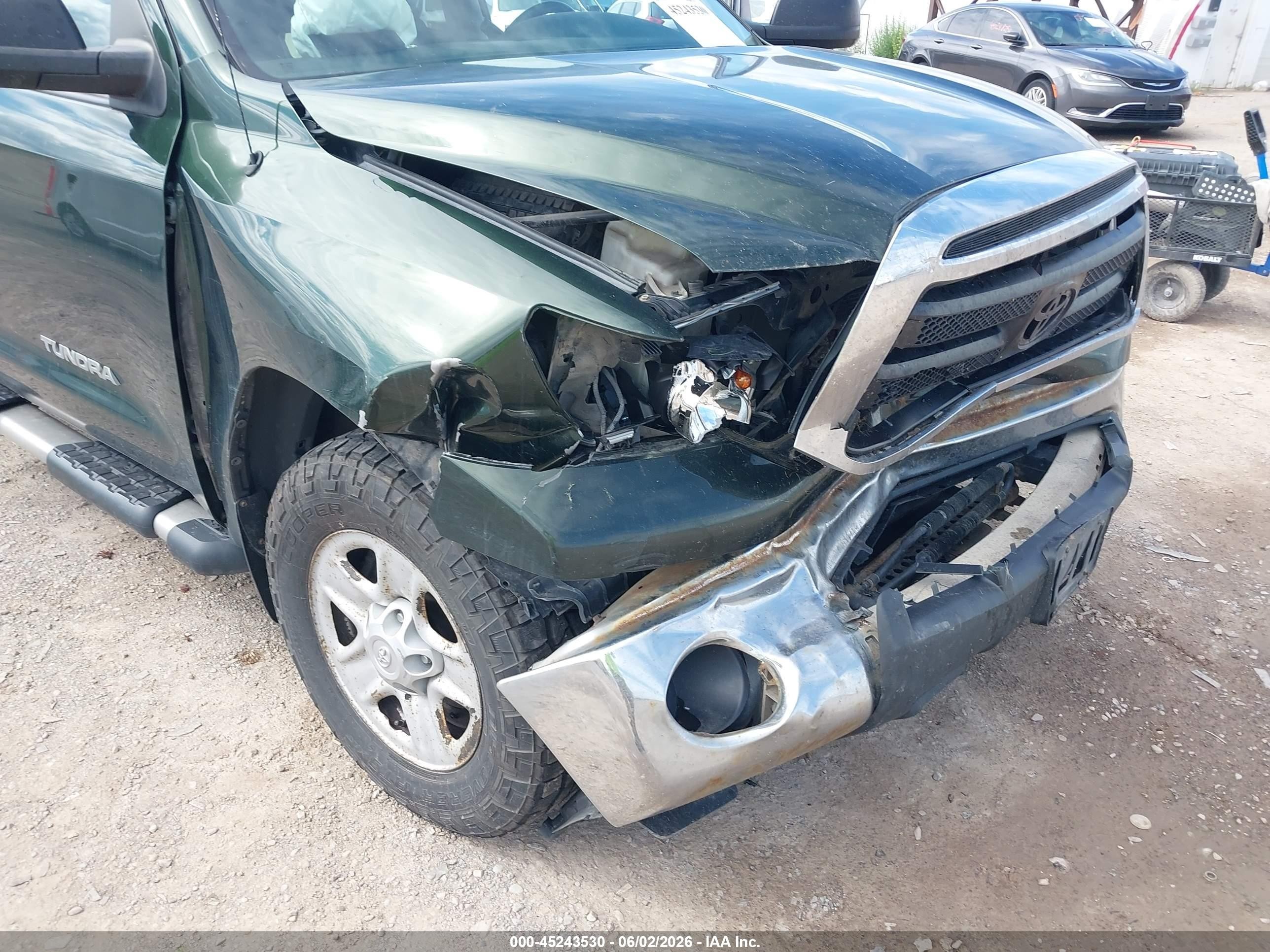 2011 Toyota Tundra Grade 4.6l V8 Green vin: 5TFUM5F15BX026428