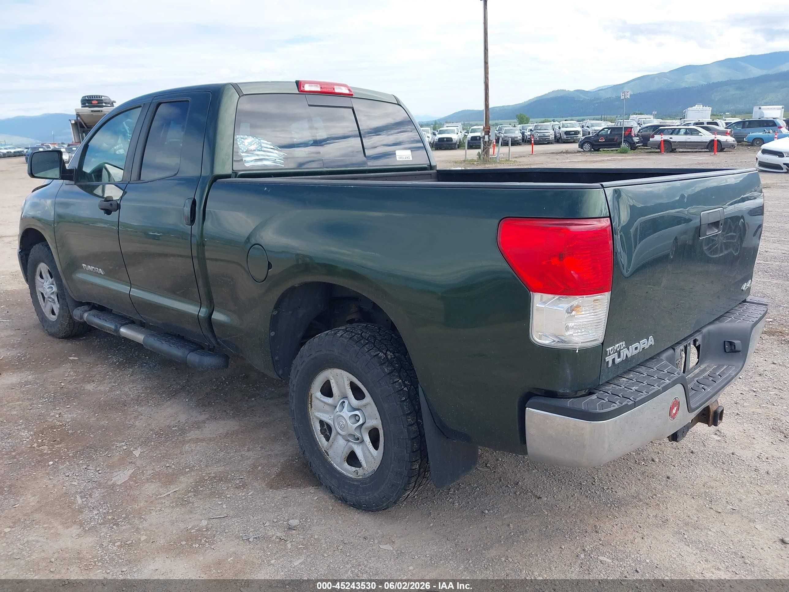 2011 Toyota Tundra Grade 4.6l V8 Green vin: 5TFUM5F15BX026428