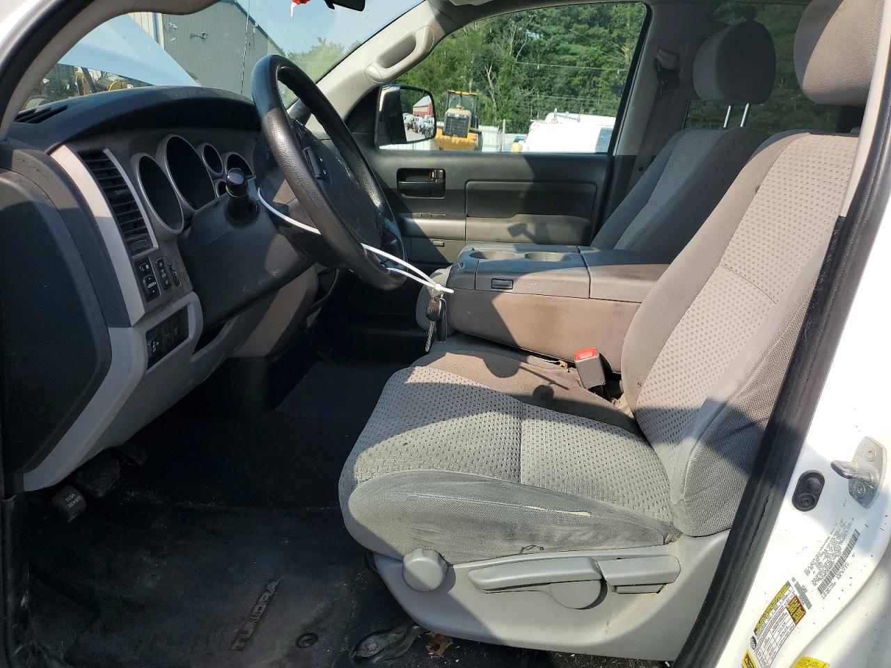 2012 Toyota Tundra Double Cab Sr5 White vin: 5TFUM5F15CX033543