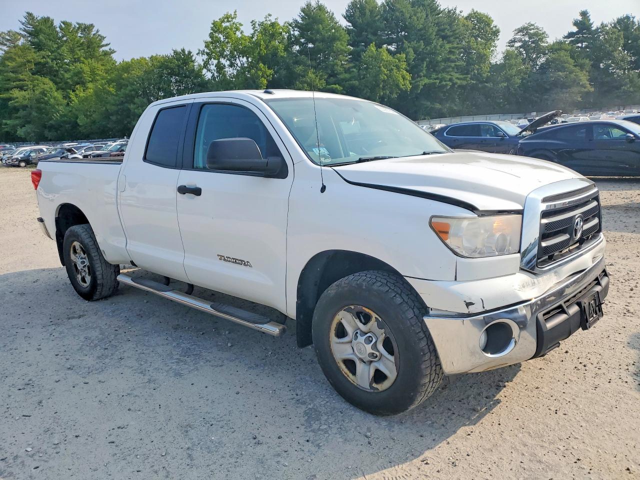 2012 Toyota Tundra Double Cab Sr5 White vin: 5TFUM5F15CX033543