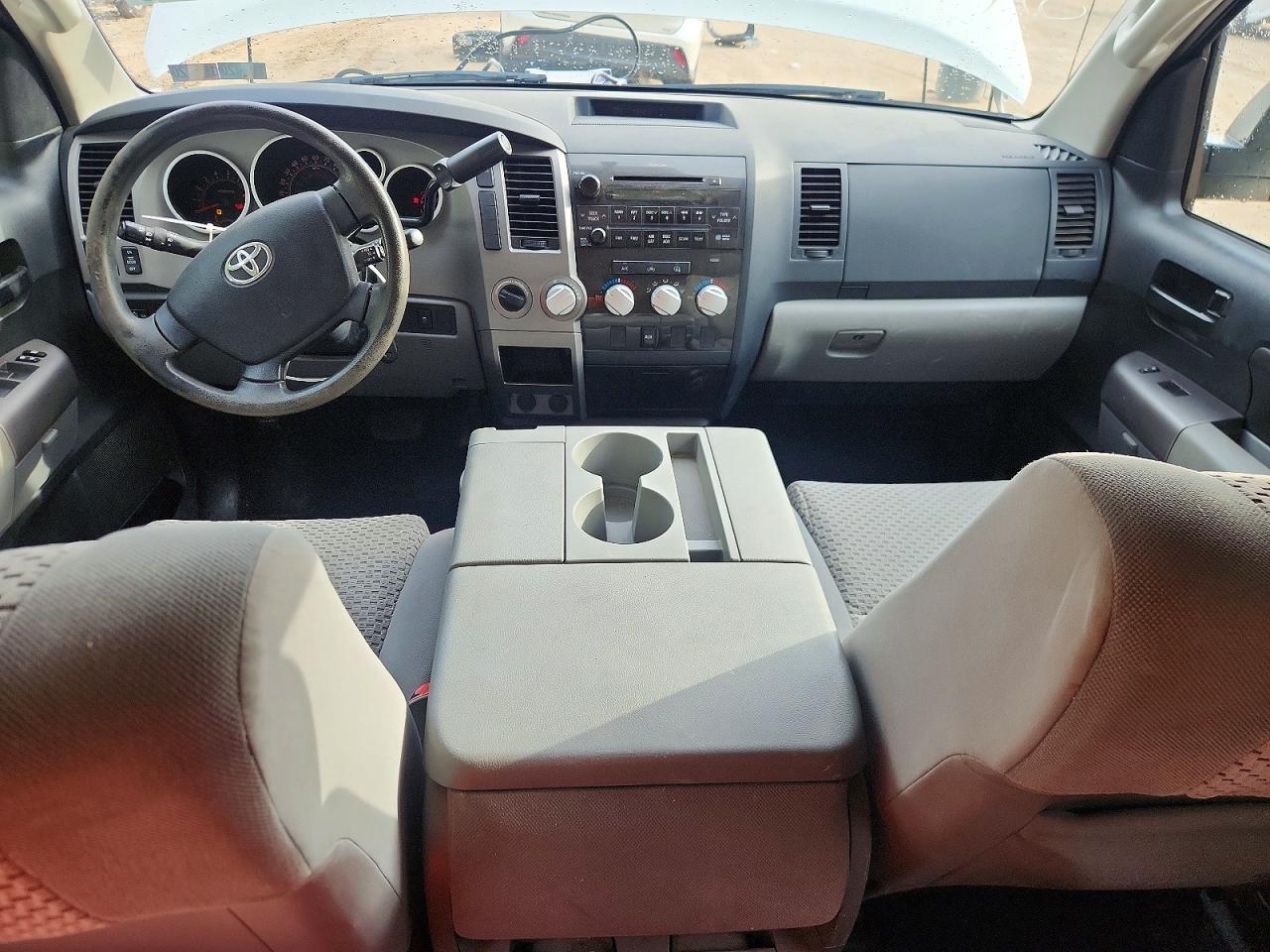 2013 Toyota Tundra Double Cab Sr5 White vin: 5TFUM5F15DX043927