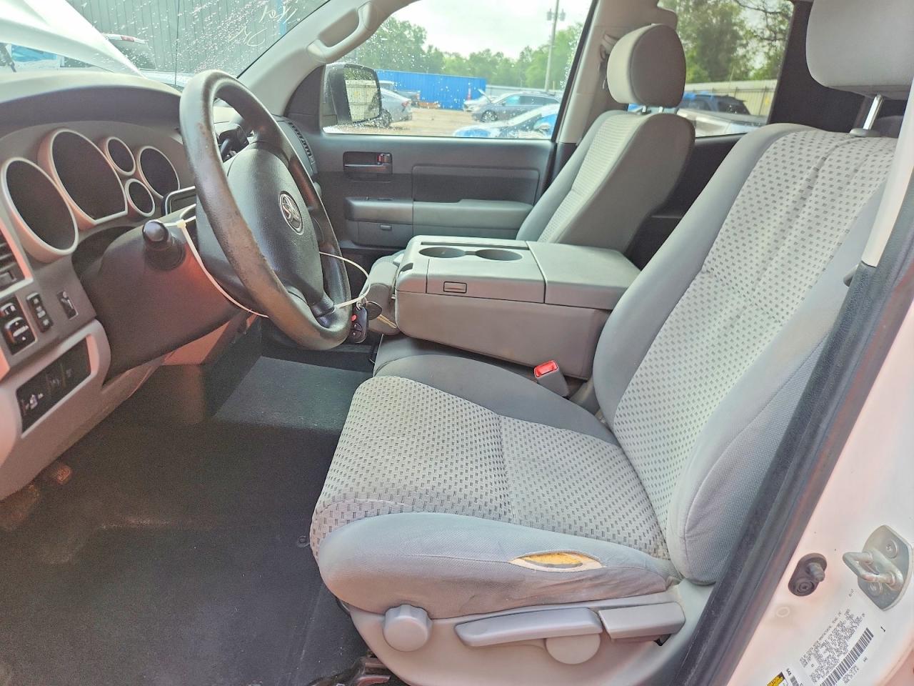 2013 Toyota Tundra Double Cab Sr5 White vin: 5TFUM5F15DX043927