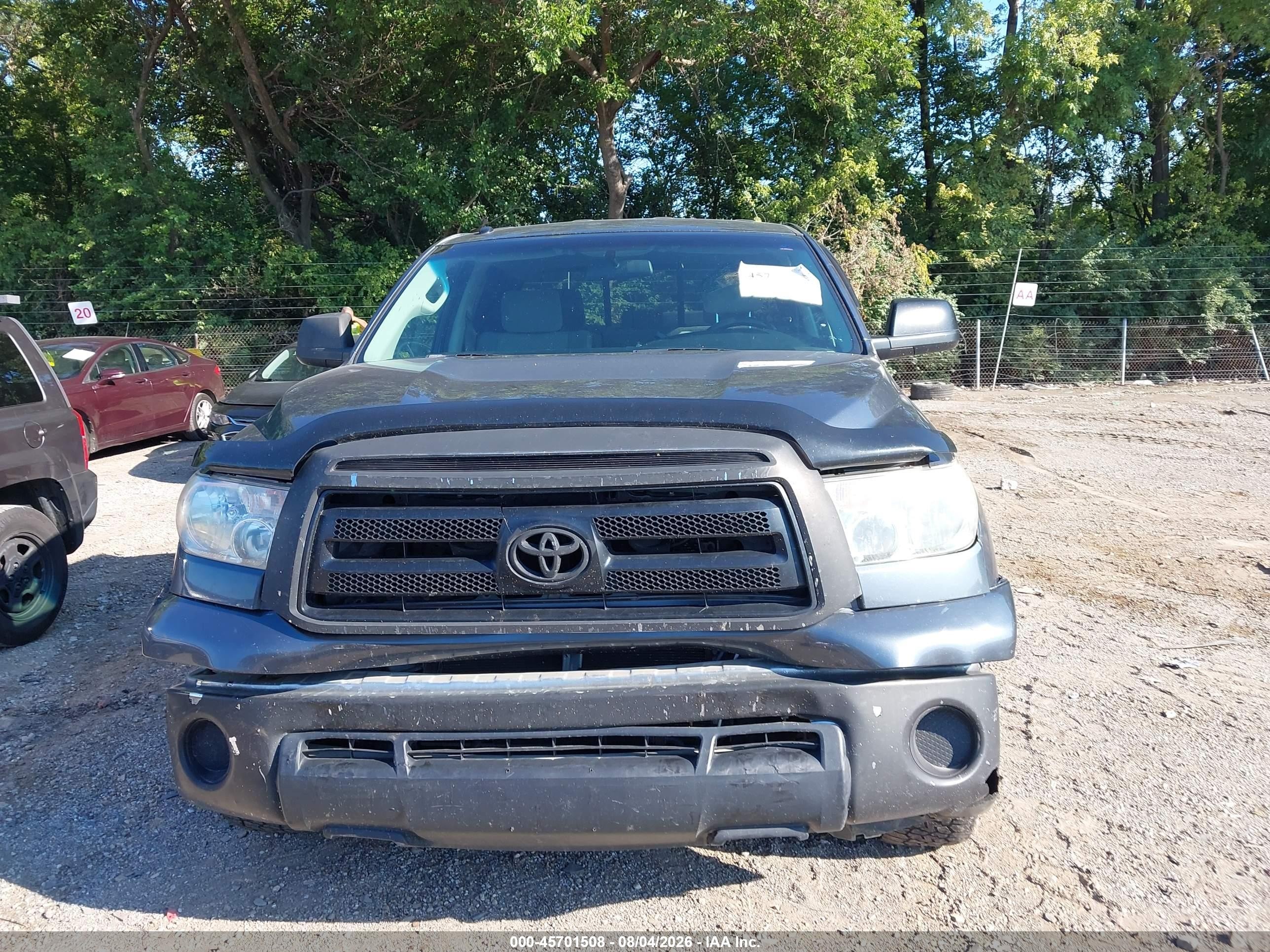 2010 Toyota Tundra Grade 4.6l V8 Gray vin: 5TFUM5F16AX005926