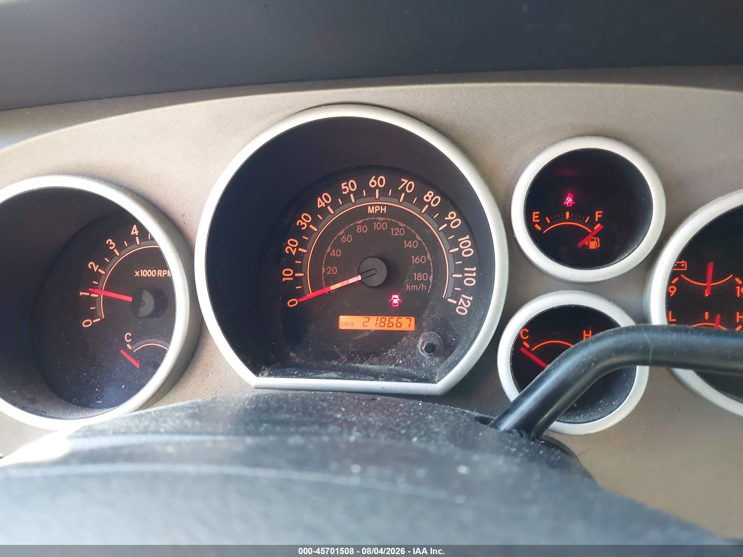 2010 Toyota Tundra Grade 4.6l V8 Gray vin: 5TFUM5F16AX005926