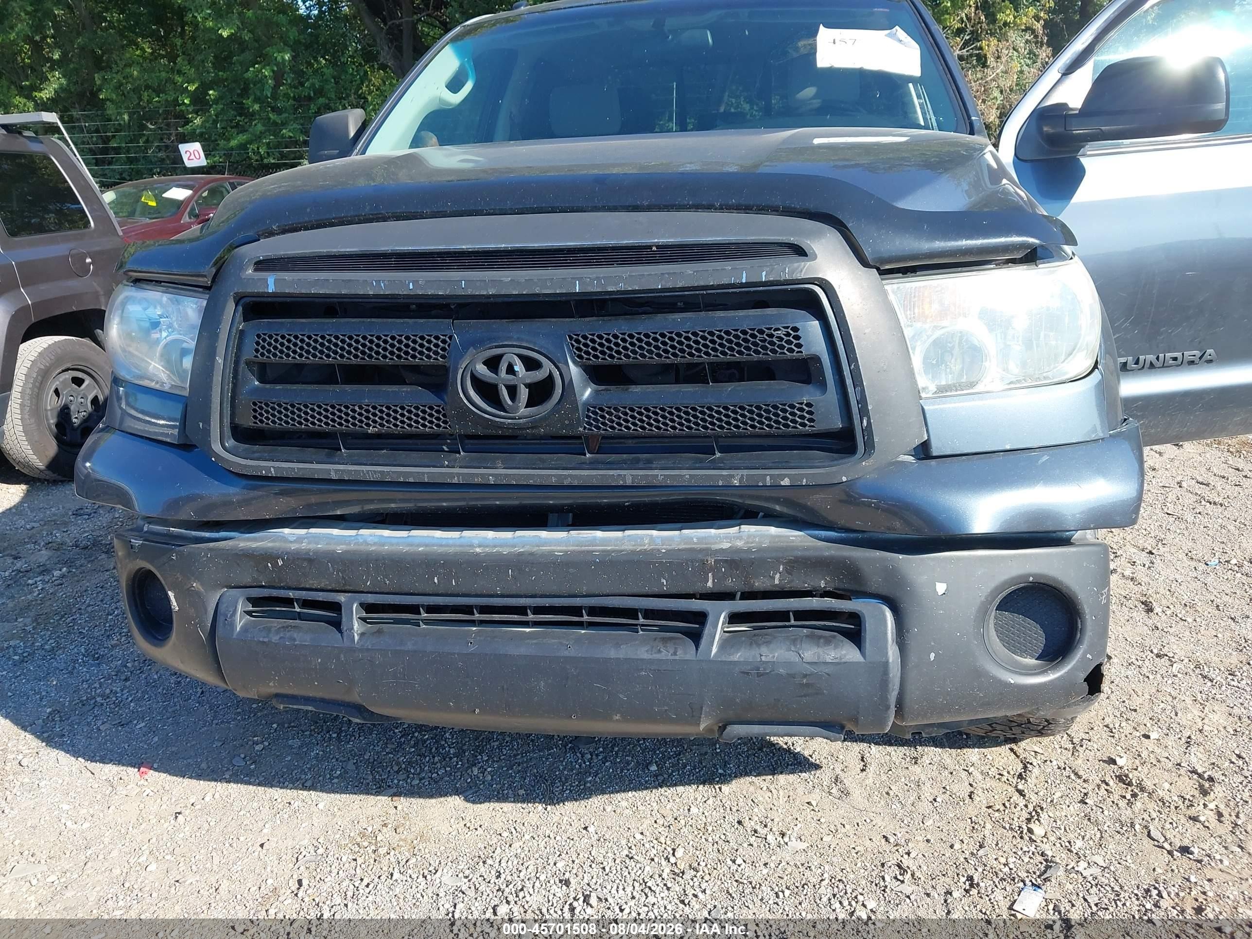 2010 Toyota Tundra Grade 4.6l V8 Gray vin: 5TFUM5F16AX005926