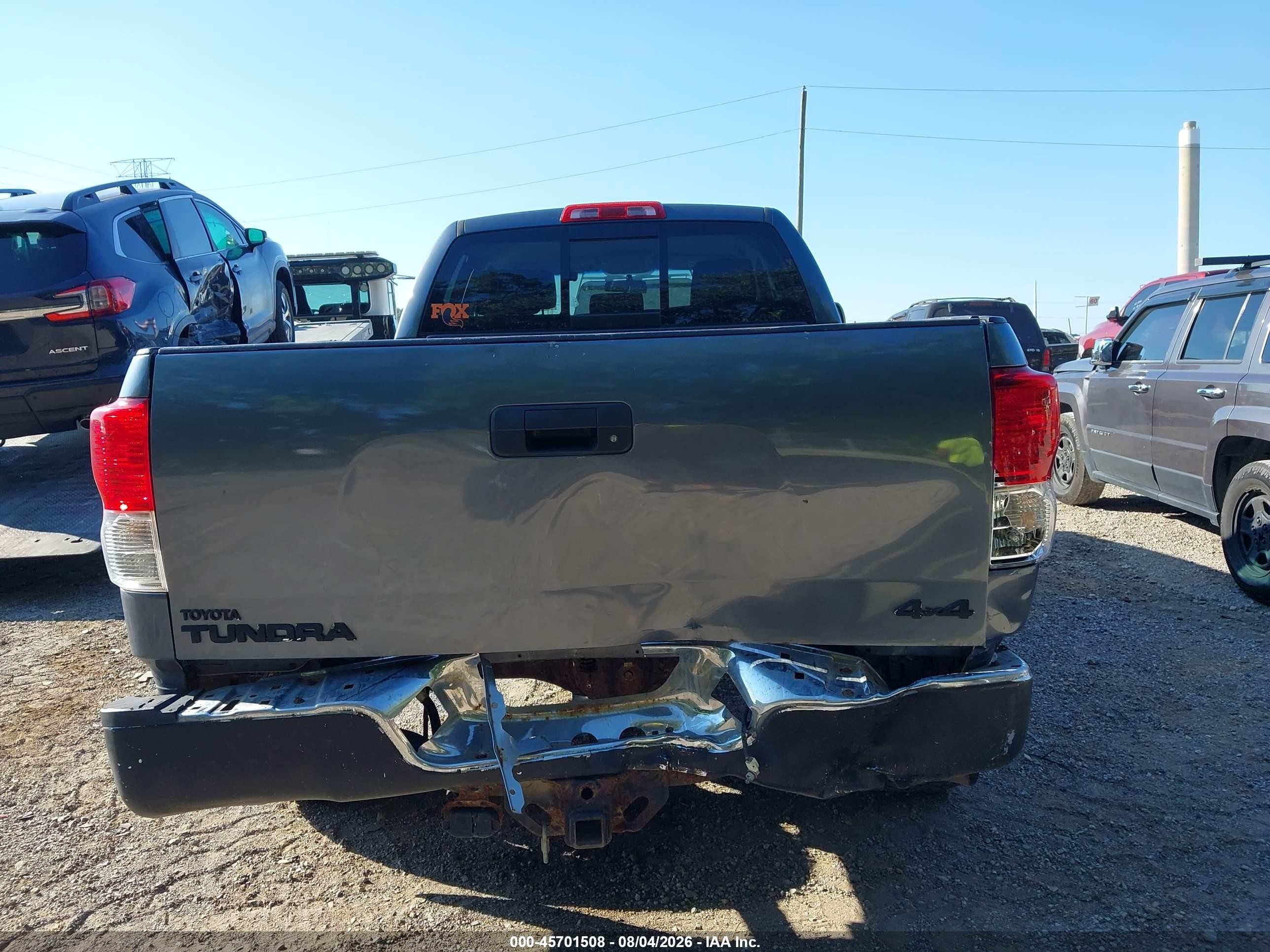 2010 Toyota Tundra Grade 4.6l V8 Gray vin: 5TFUM5F16AX005926