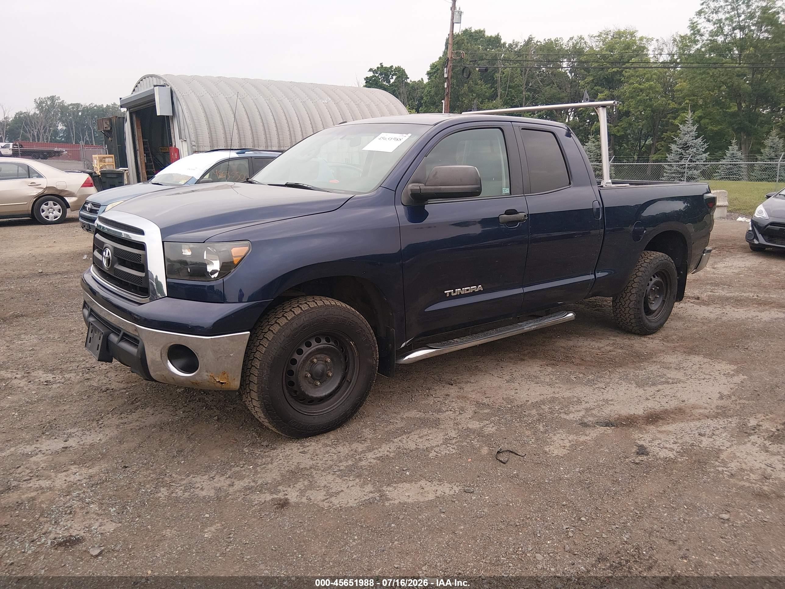 2010 Toyota Tundra Grade 4.6l V8 Синий vin: 5TFUM5F16AX013041