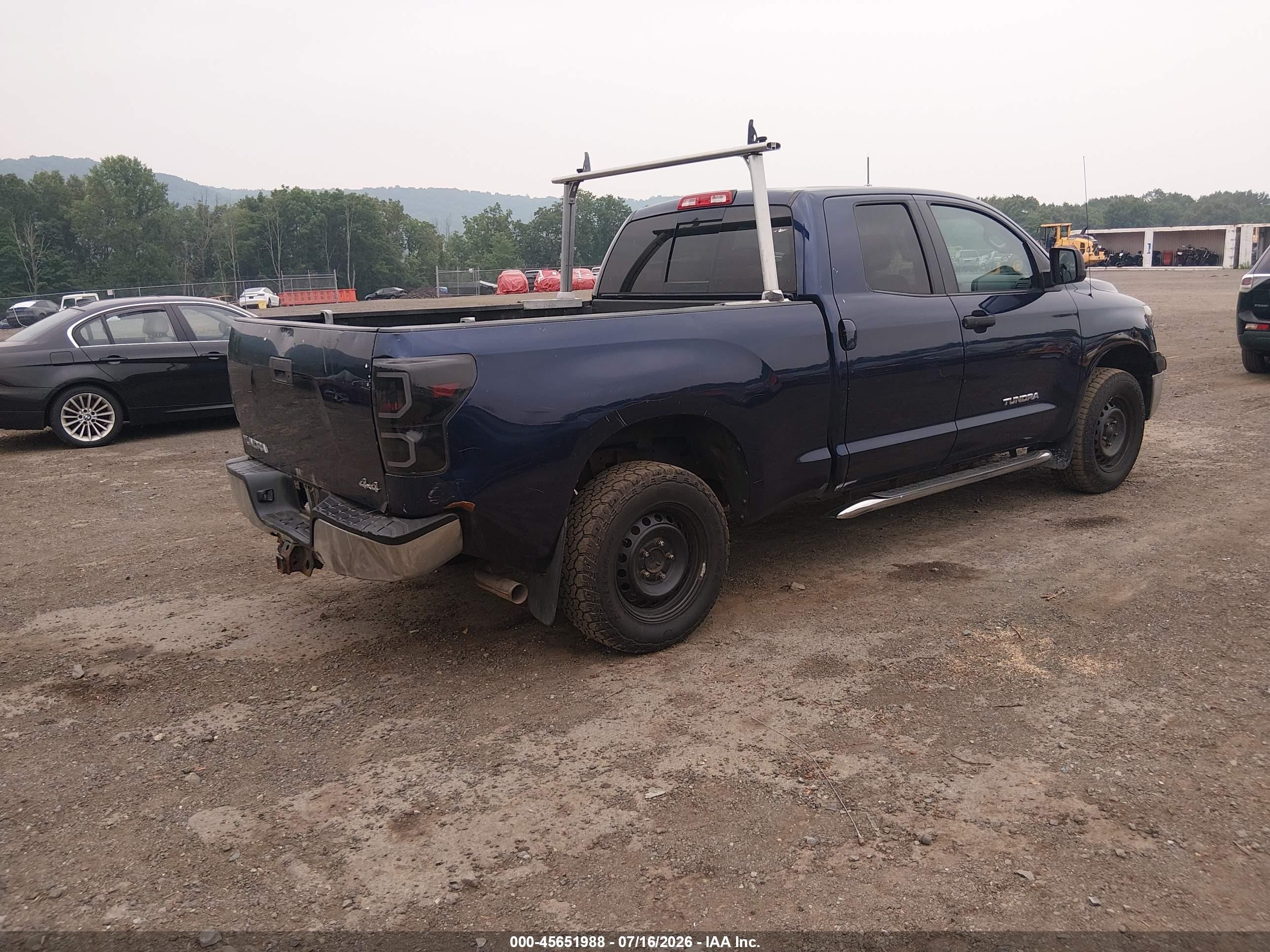 2010 Toyota Tundra Grade 4.6l V8 Синий vin: 5TFUM5F16AX013041