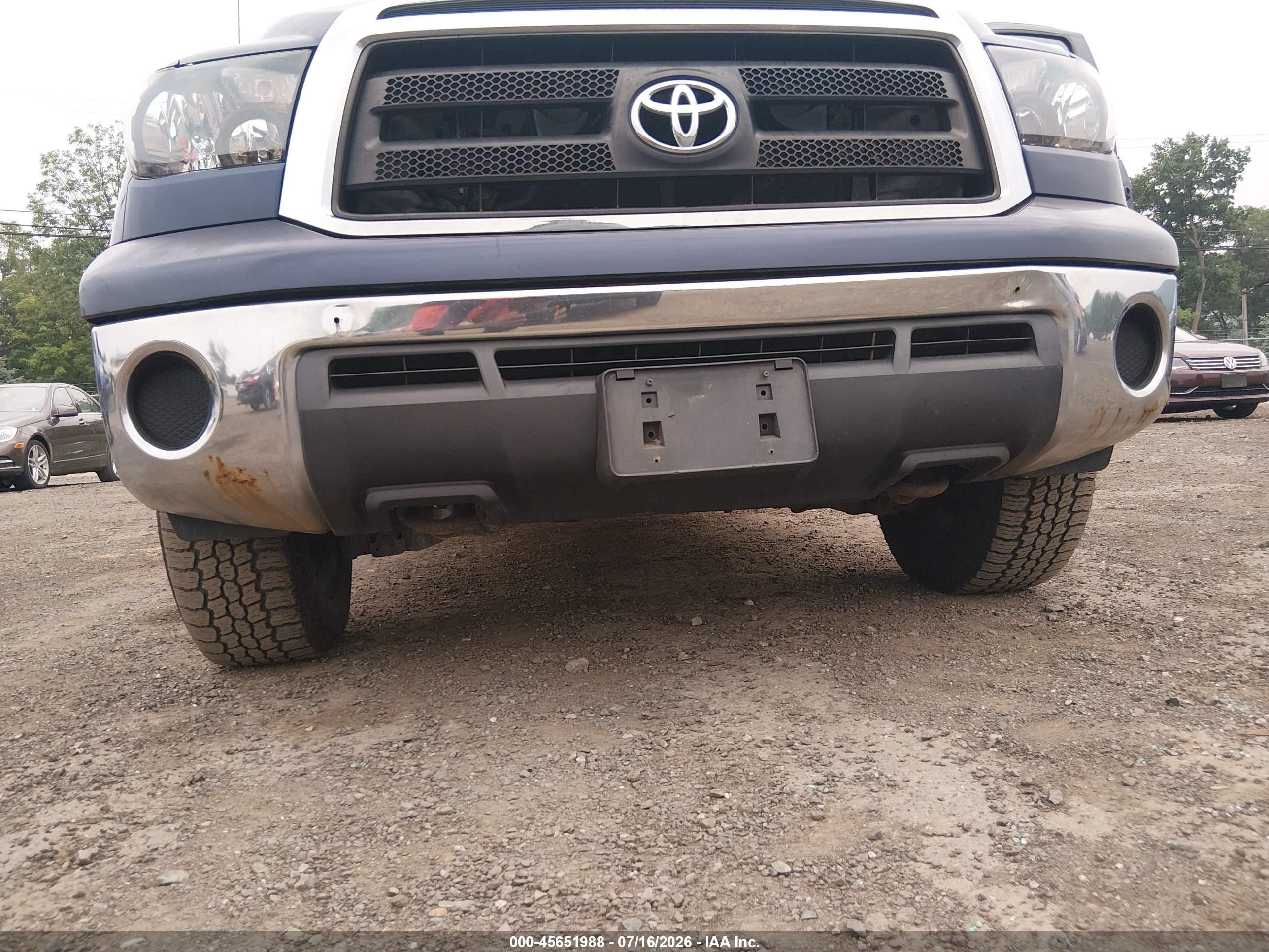 2010 Toyota Tundra Grade 4.6l V8 Синий vin: 5TFUM5F16AX013041