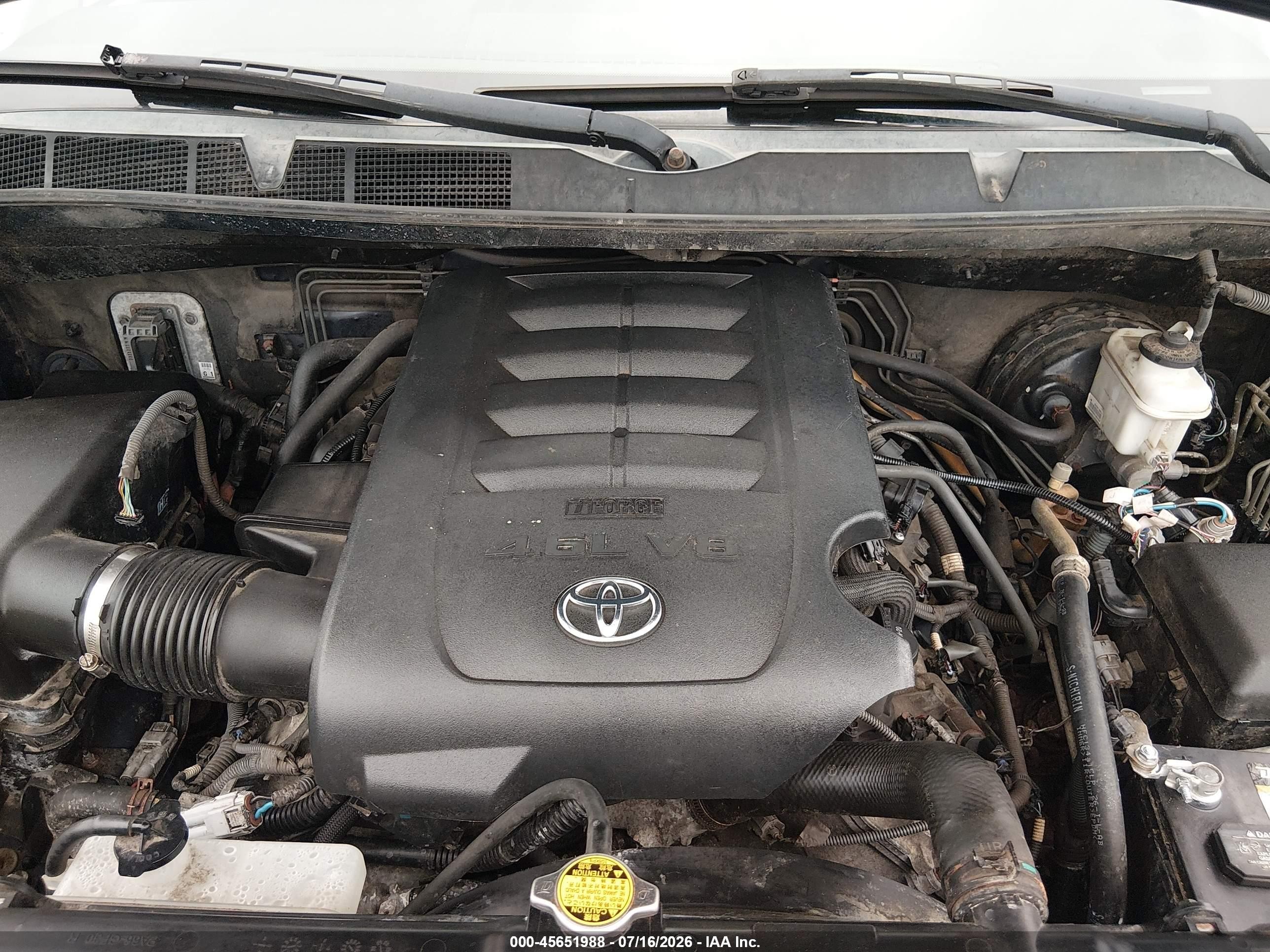 2010 Toyota Tundra Grade 4.6l V8 Синий vin: 5TFUM5F16AX013041
