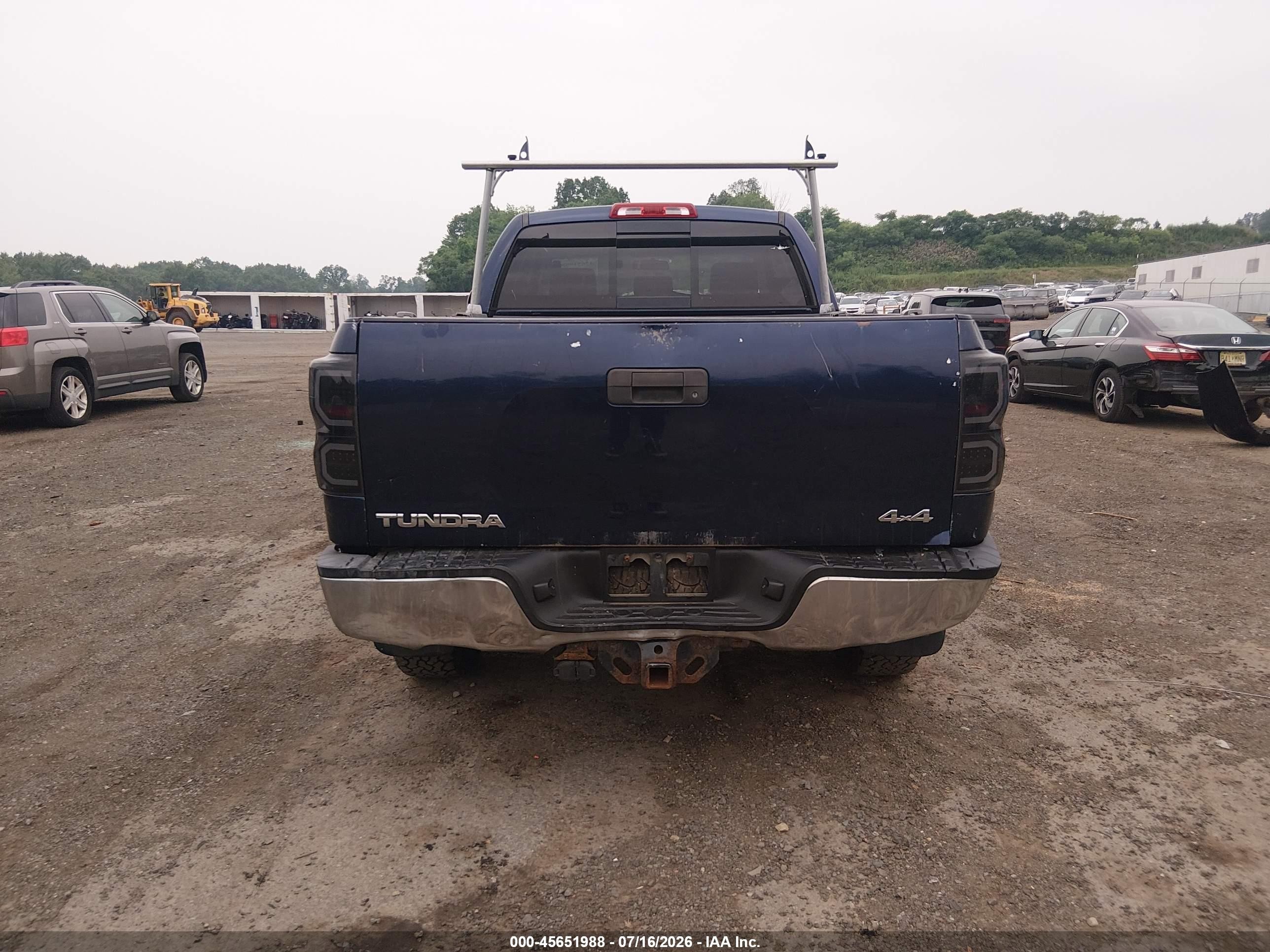 2010 Toyota Tundra Grade 4.6l V8 Синий vin: 5TFUM5F16AX013041