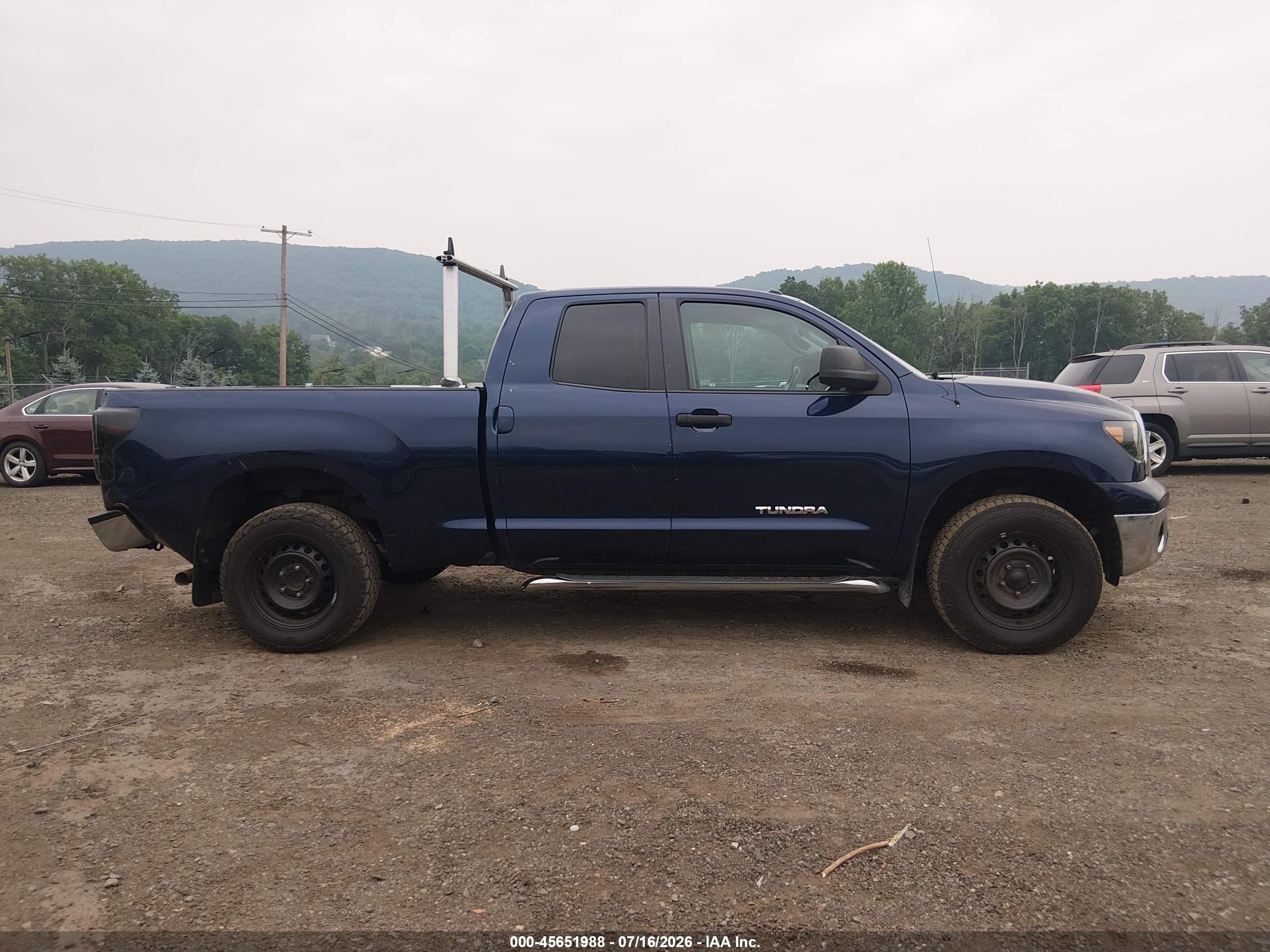 2010 Toyota Tundra Grade 4.6l V8 Синий vin: 5TFUM5F16AX013041