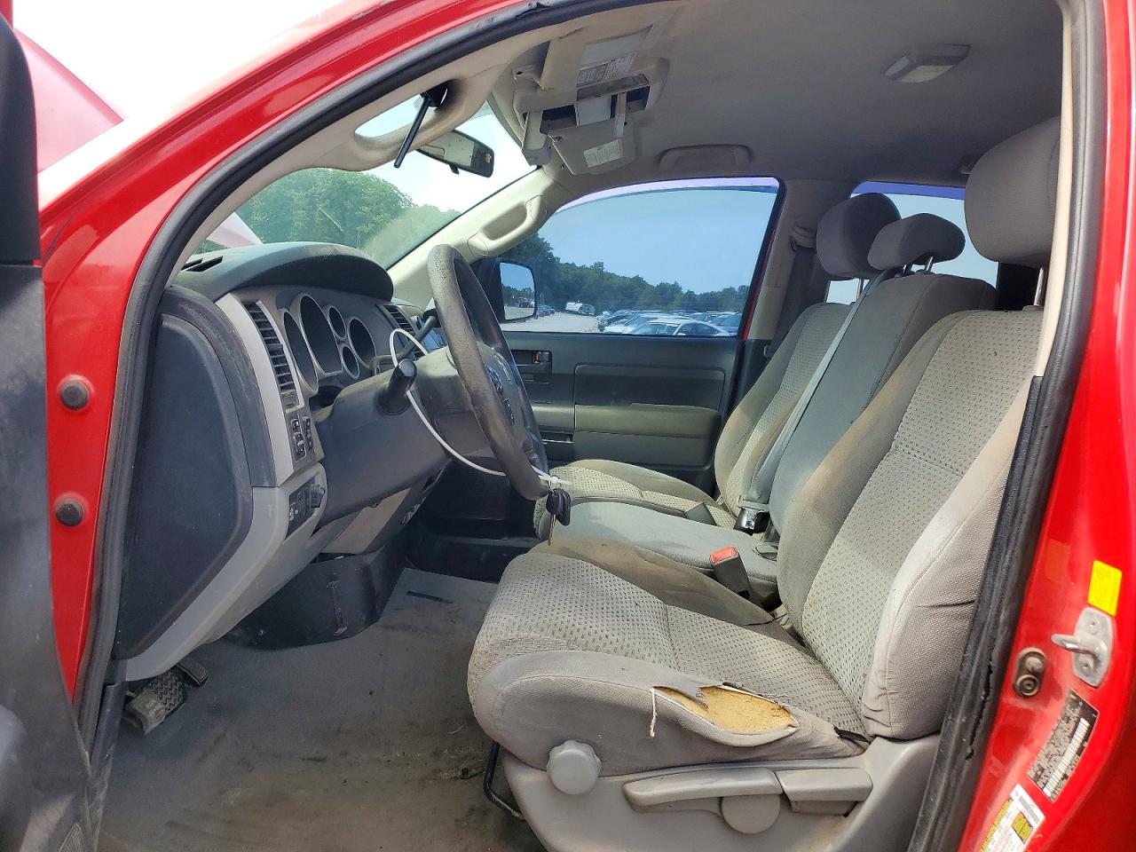 2011 Toyota Tundra Double Cab Sr5 Red vin: 5TFUM5F16BX023358