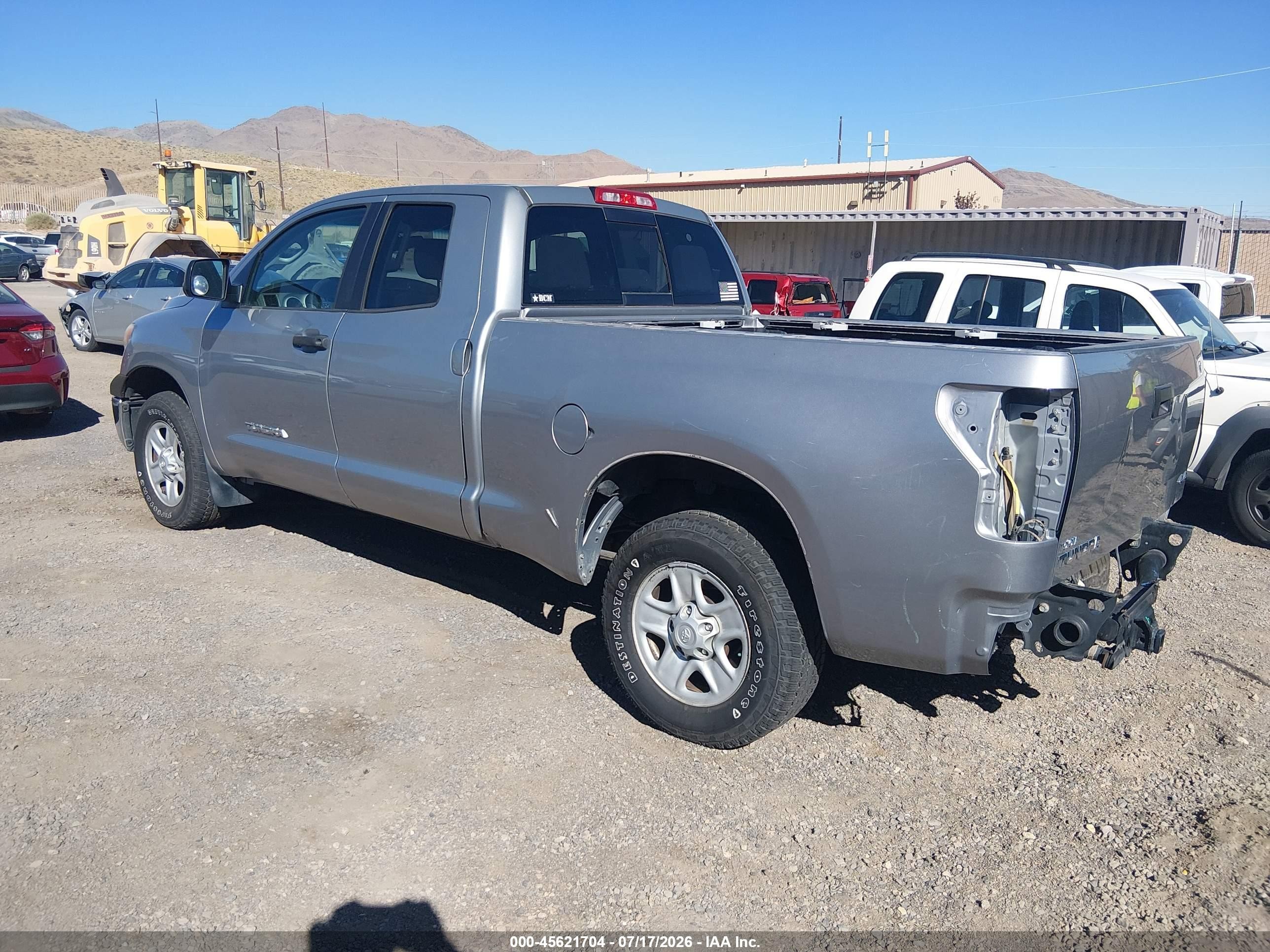 2012 Toyota Tundra Grade 4.6l V8 Silver vin: 5TFUM5F16CX031171