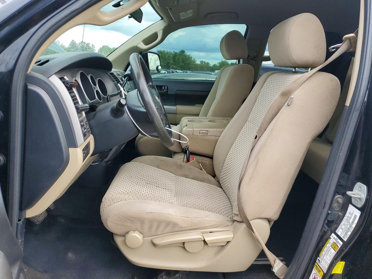 2012 Toyota Tundra Double Cab Sr5 Black vin: 5TFUM5F16CX032904