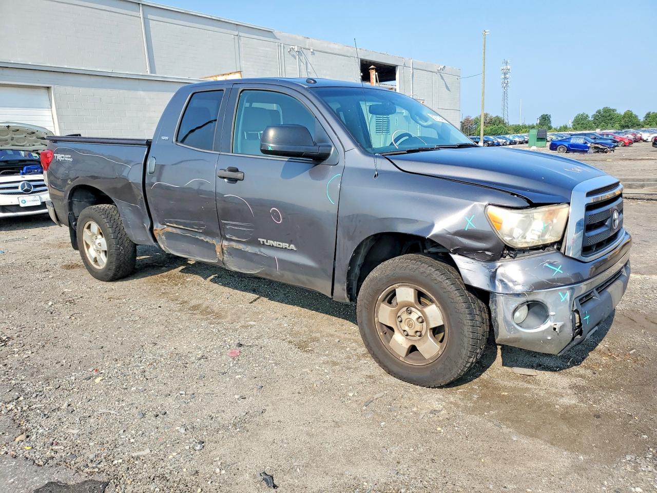 2012 Toyota Tundra Double Cab Sr5 Gray vin: 5TFUM5F16CX034426