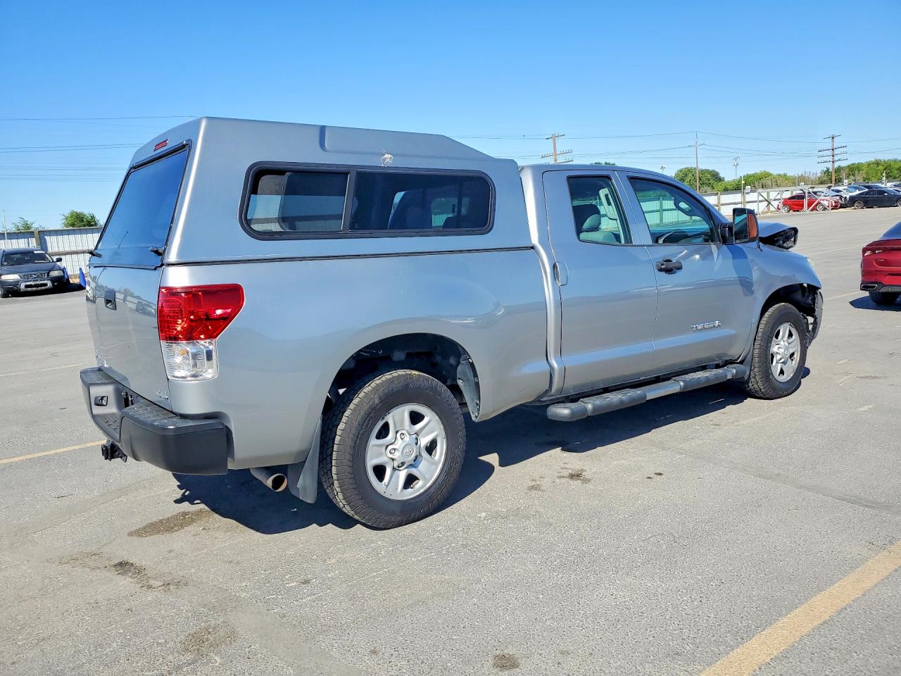 2012 Toyota Tundra Double Cab Sr5 Gray vin: 5TFUM5F16CX034443
