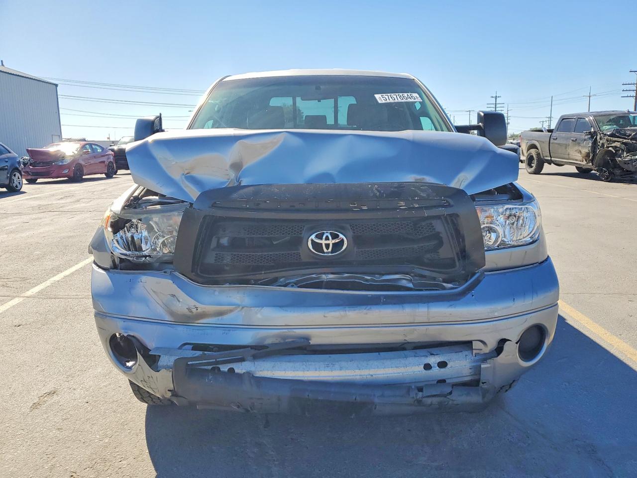 2012 Toyota Tundra Double Cab Sr5 Gray vin: 5TFUM5F16CX034443