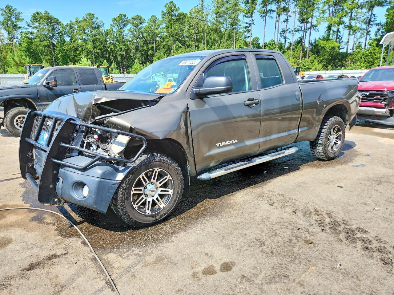 2012 Toyota Tundra Double Cab Sr5 Tan vin: 5TFUM5F16CX035799