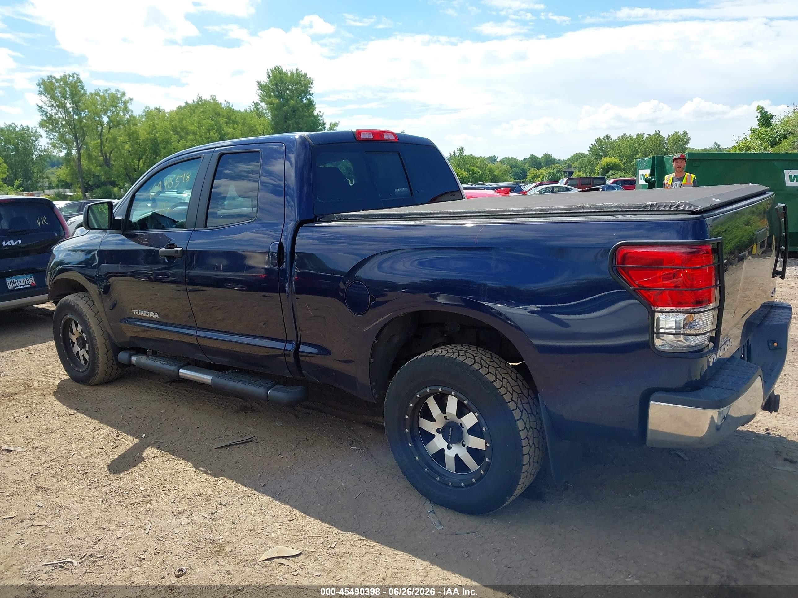 2012 Toyota Tundra Grade 4.6l V8 Синий vin: 5TFUM5F16CX038346