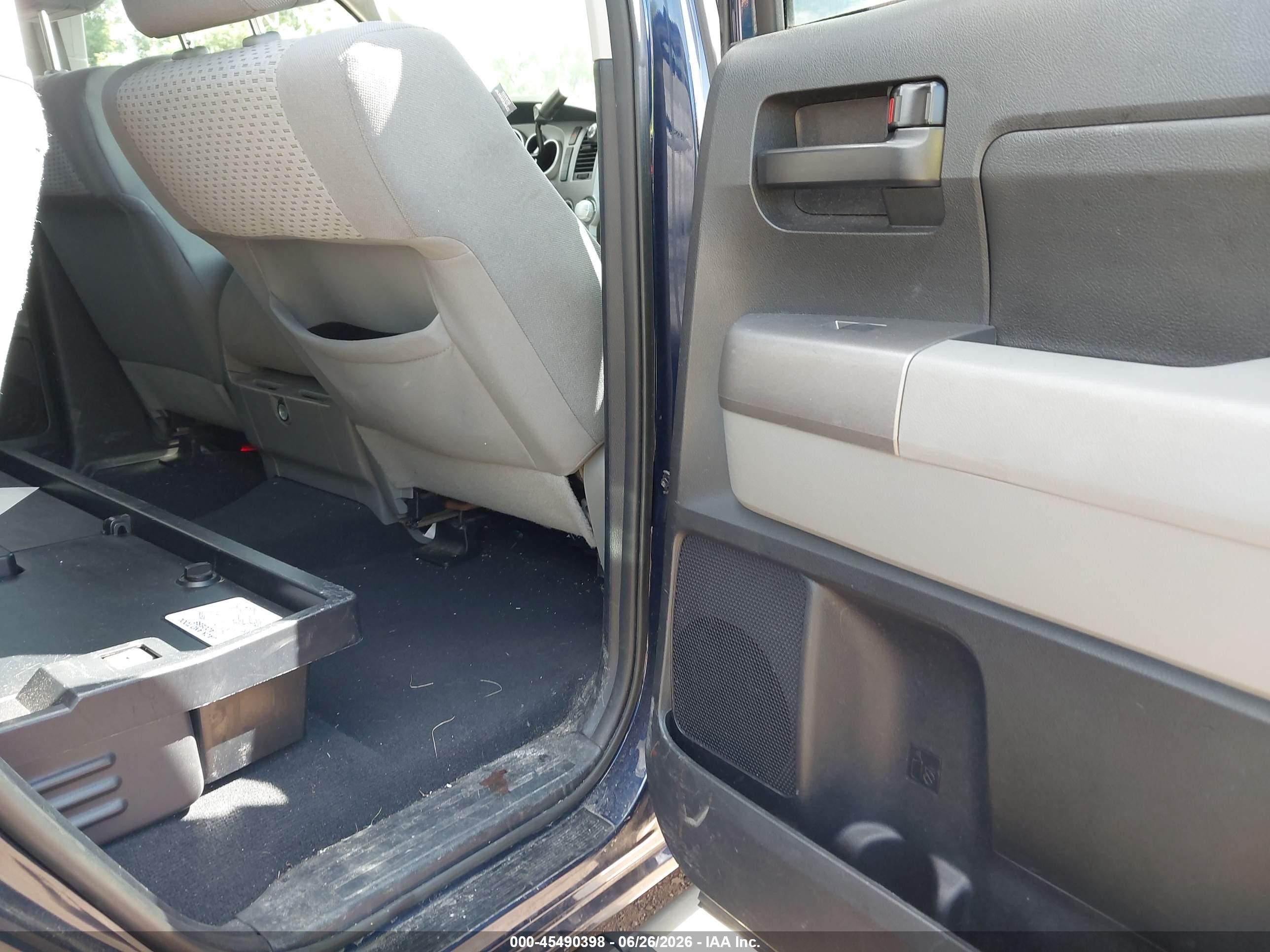2012 Toyota Tundra Grade 4.6l V8 Синий vin: 5TFUM5F16CX038346