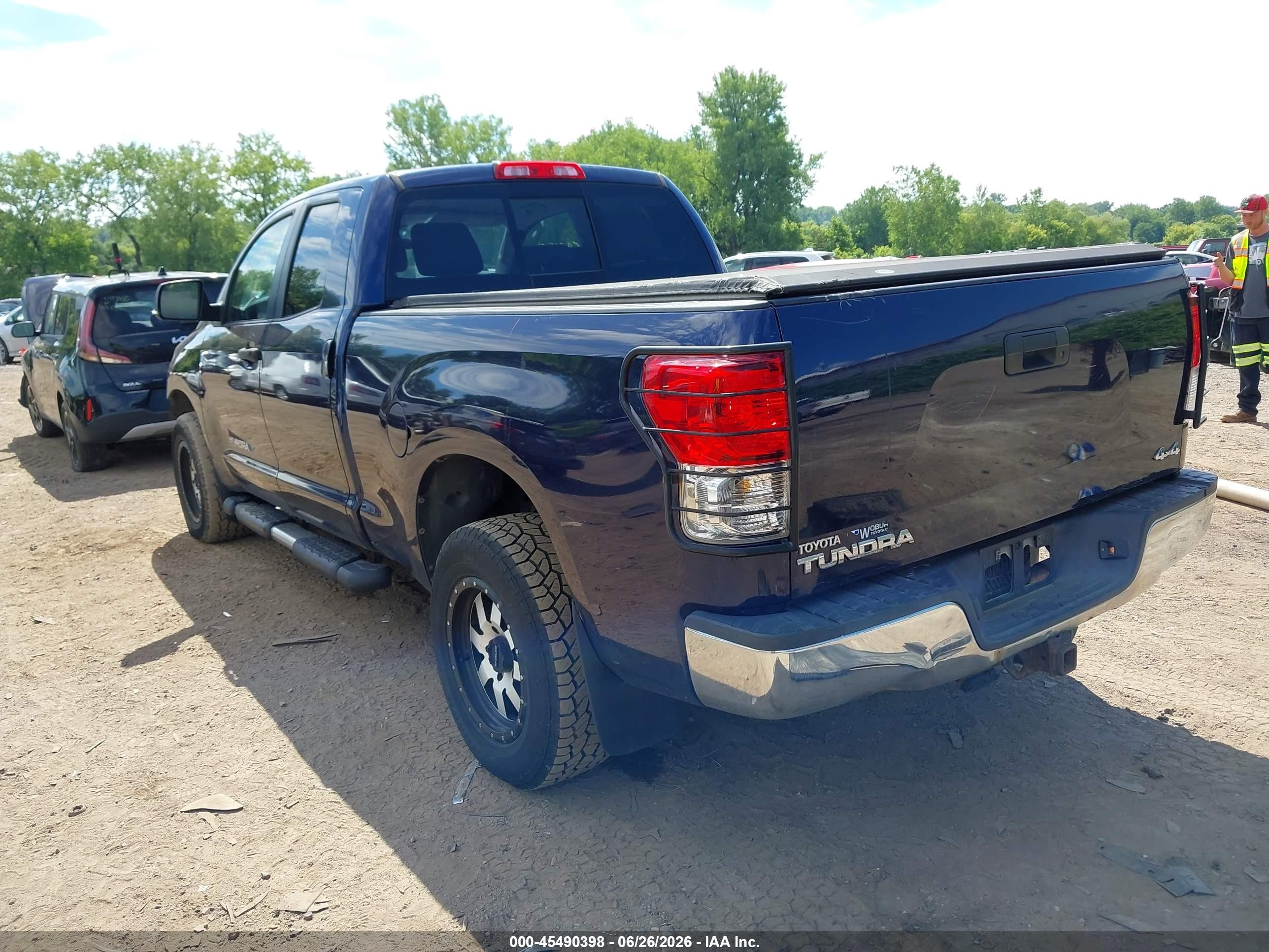 2012 Toyota Tundra Grade 4.6l V8 Синий vin: 5TFUM5F16CX038346